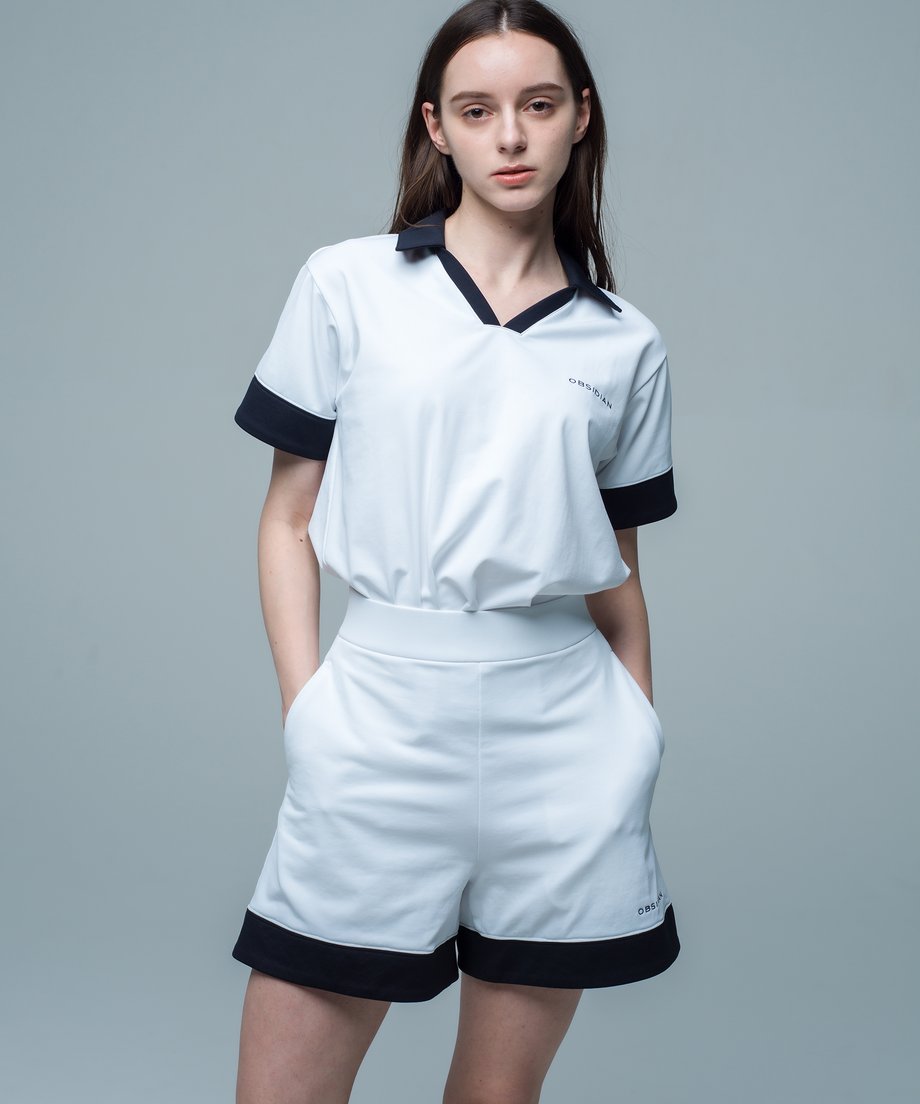 V-NECK POLO SHIRT