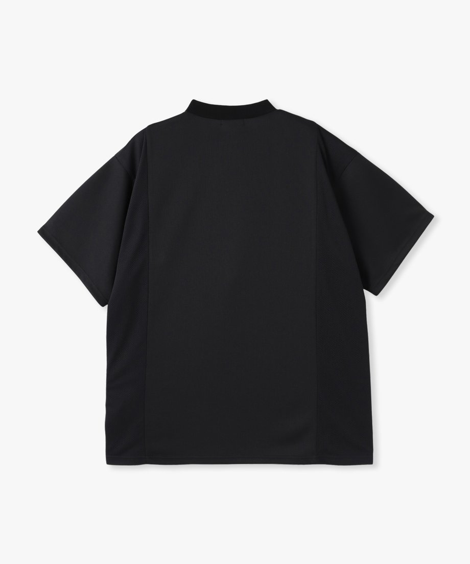 MESH MOCK NECK