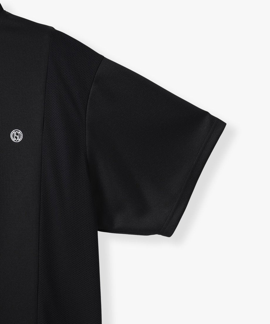 MESH MOCK NECK