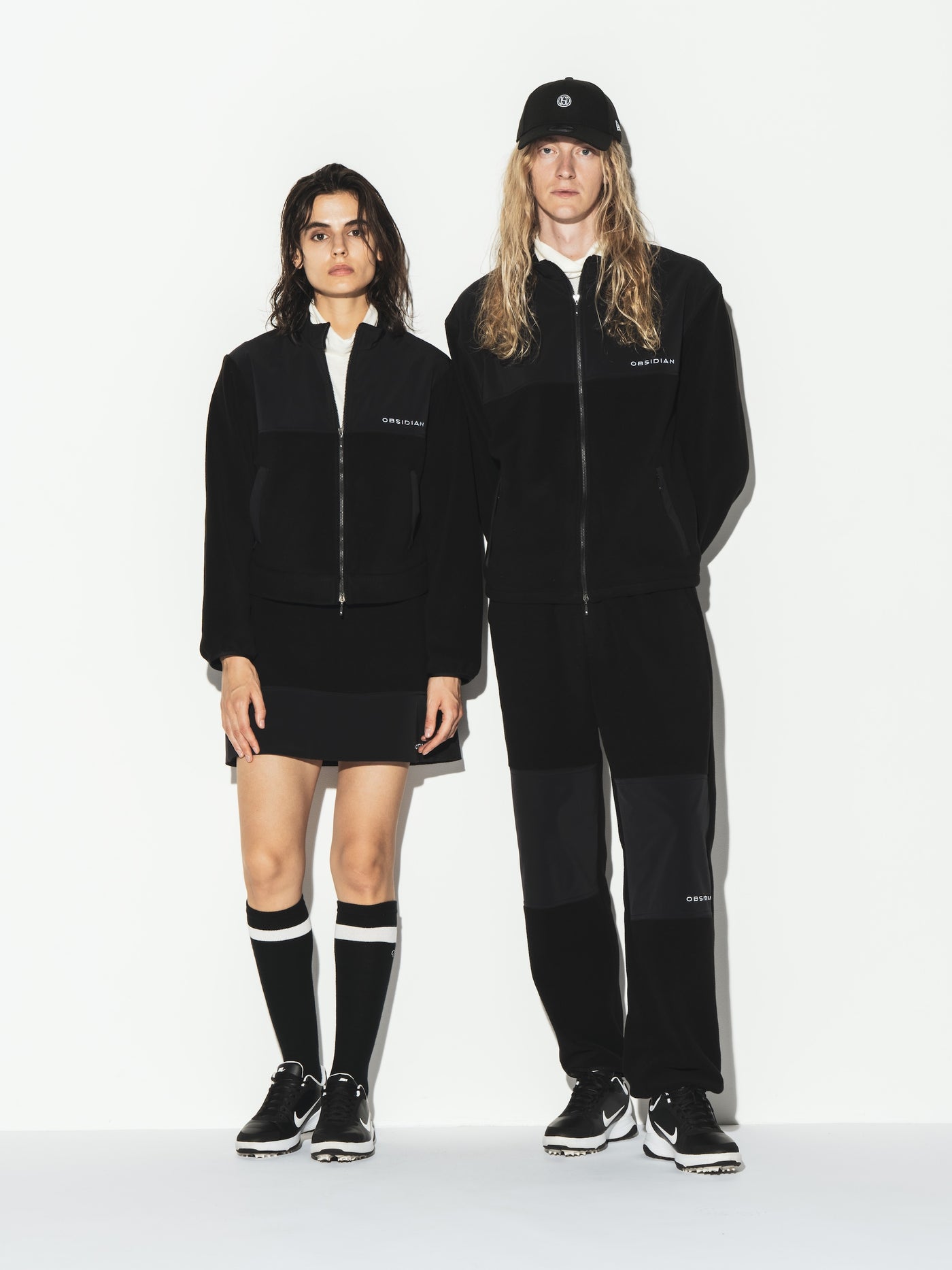 FLEECE×2WAY TAFFETA Ms ZIP UP  BLOUSON