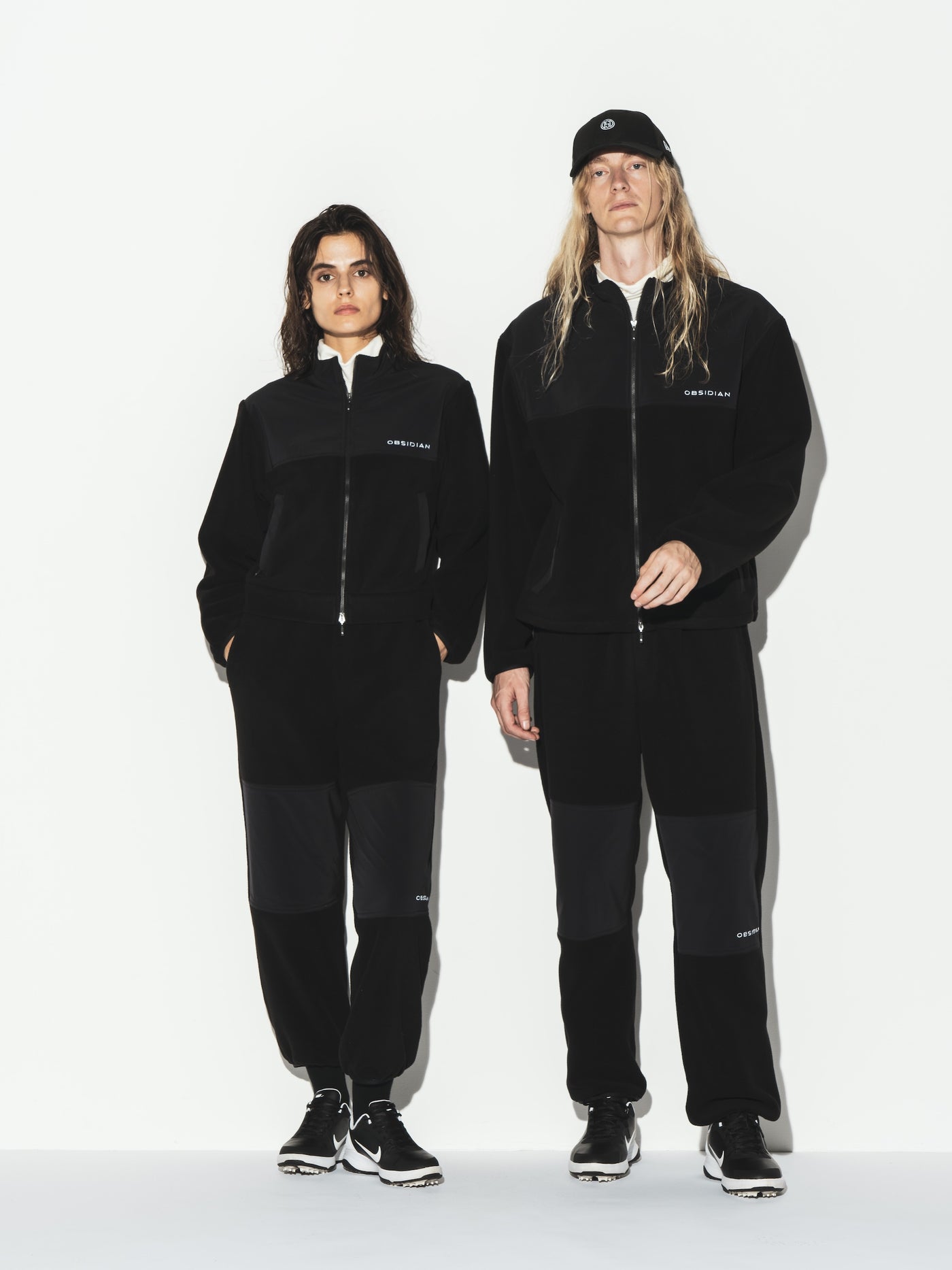 FLEECE×2WAY TAFFETA Ms ZIP UP  BLOUSON