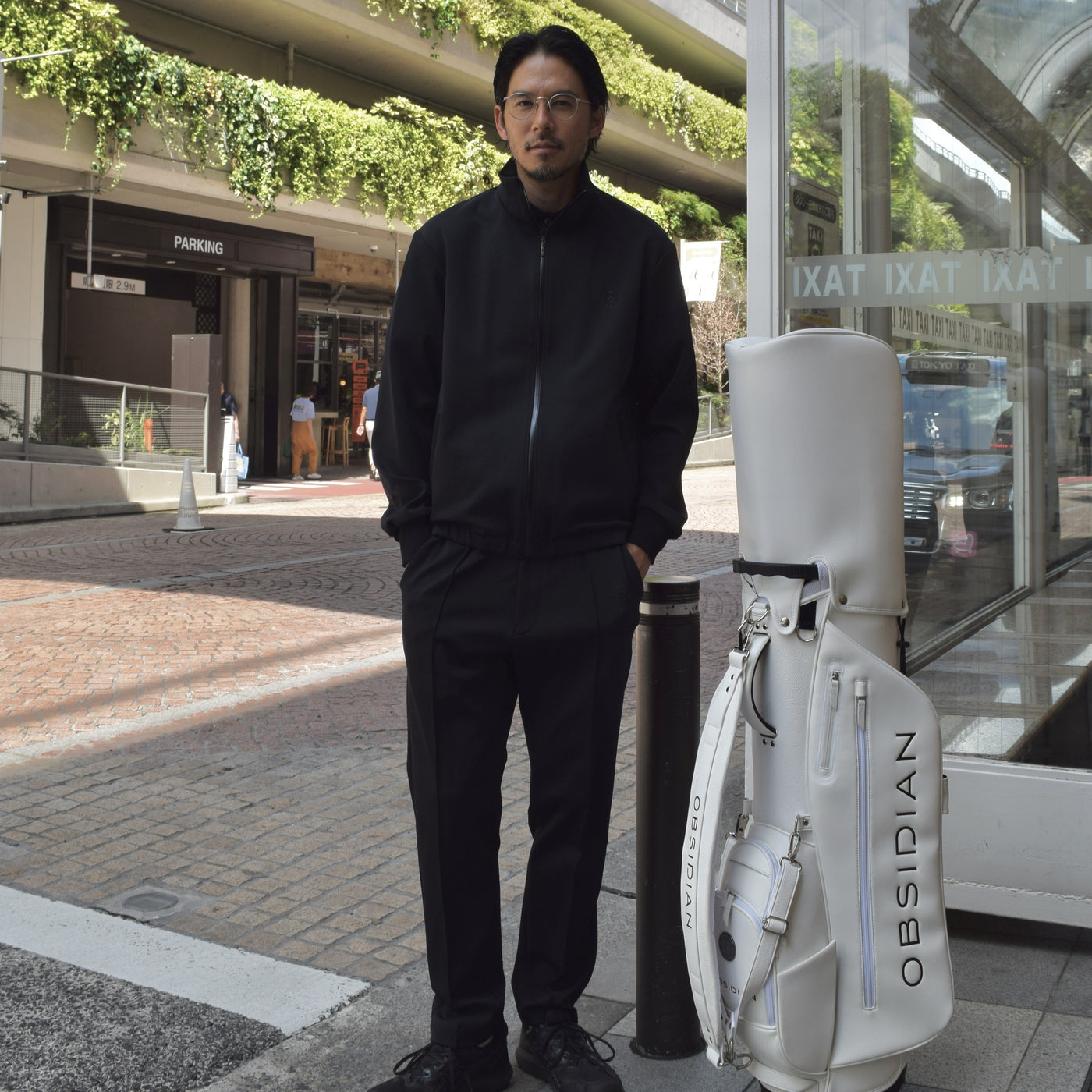 DOUBLE KNIT RELAXFIT PANTS – OBSIDIAN オブシディアン 公式