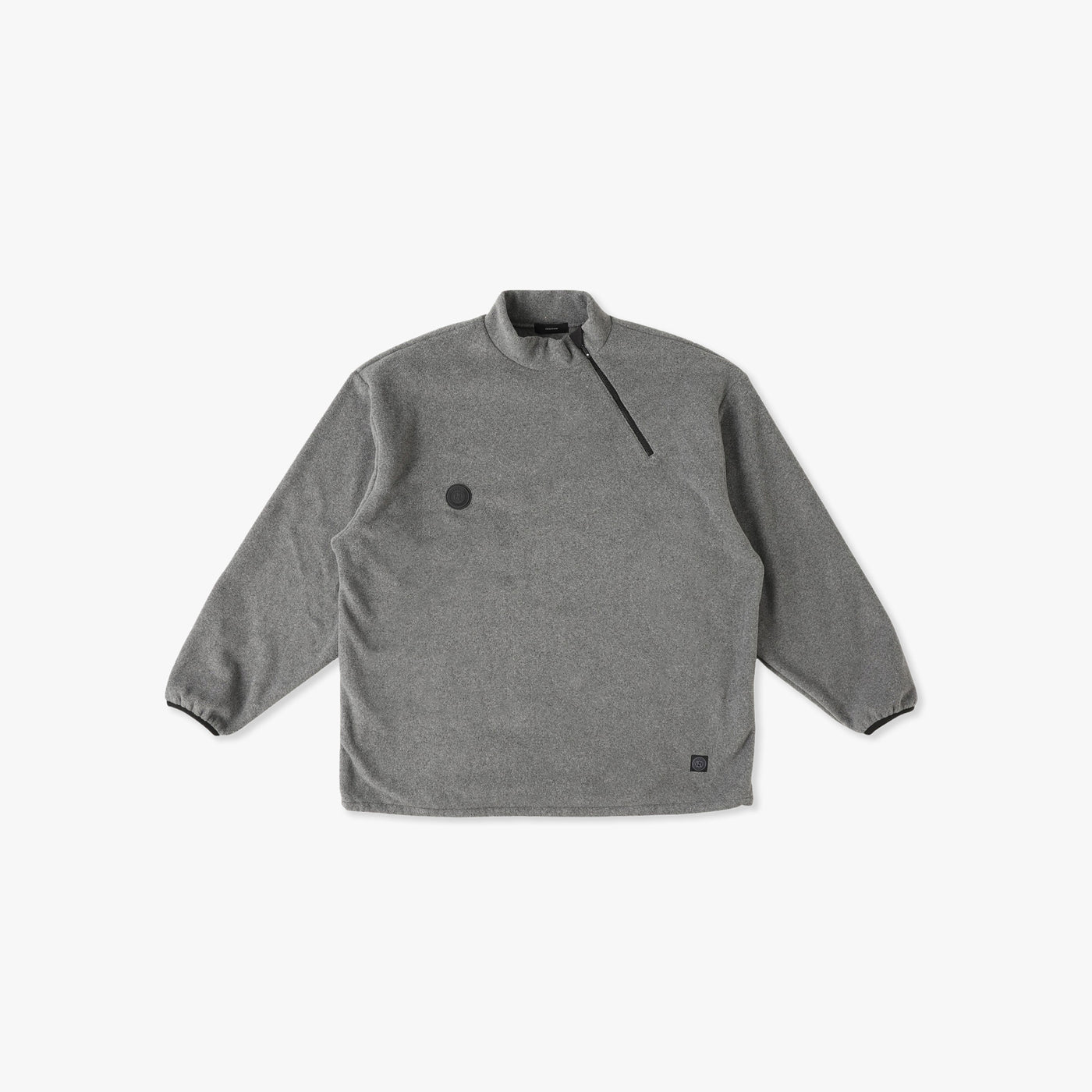FLEECE MOCK NECK PULLOVER