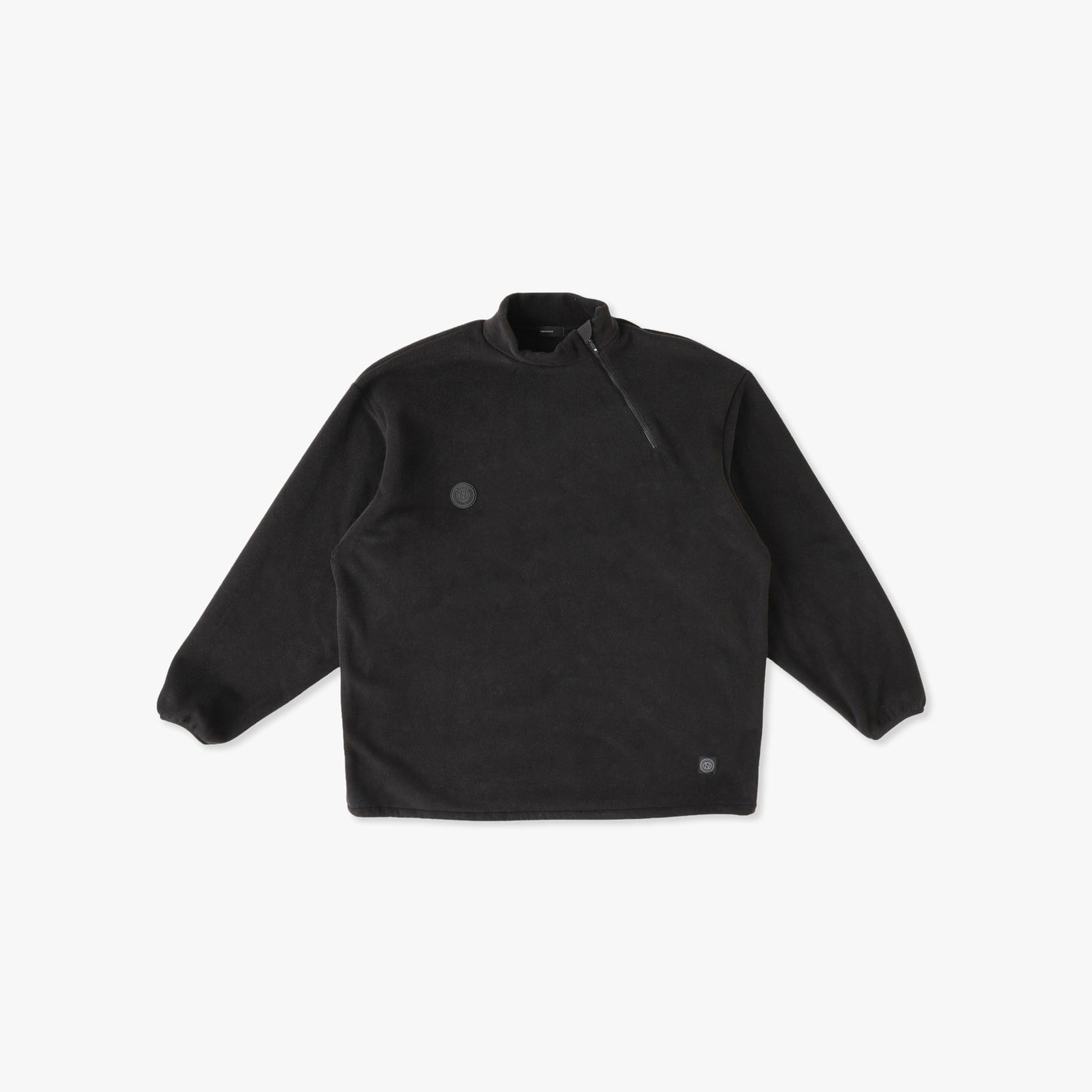 FLEECE MOCK NECK PULLOVER
