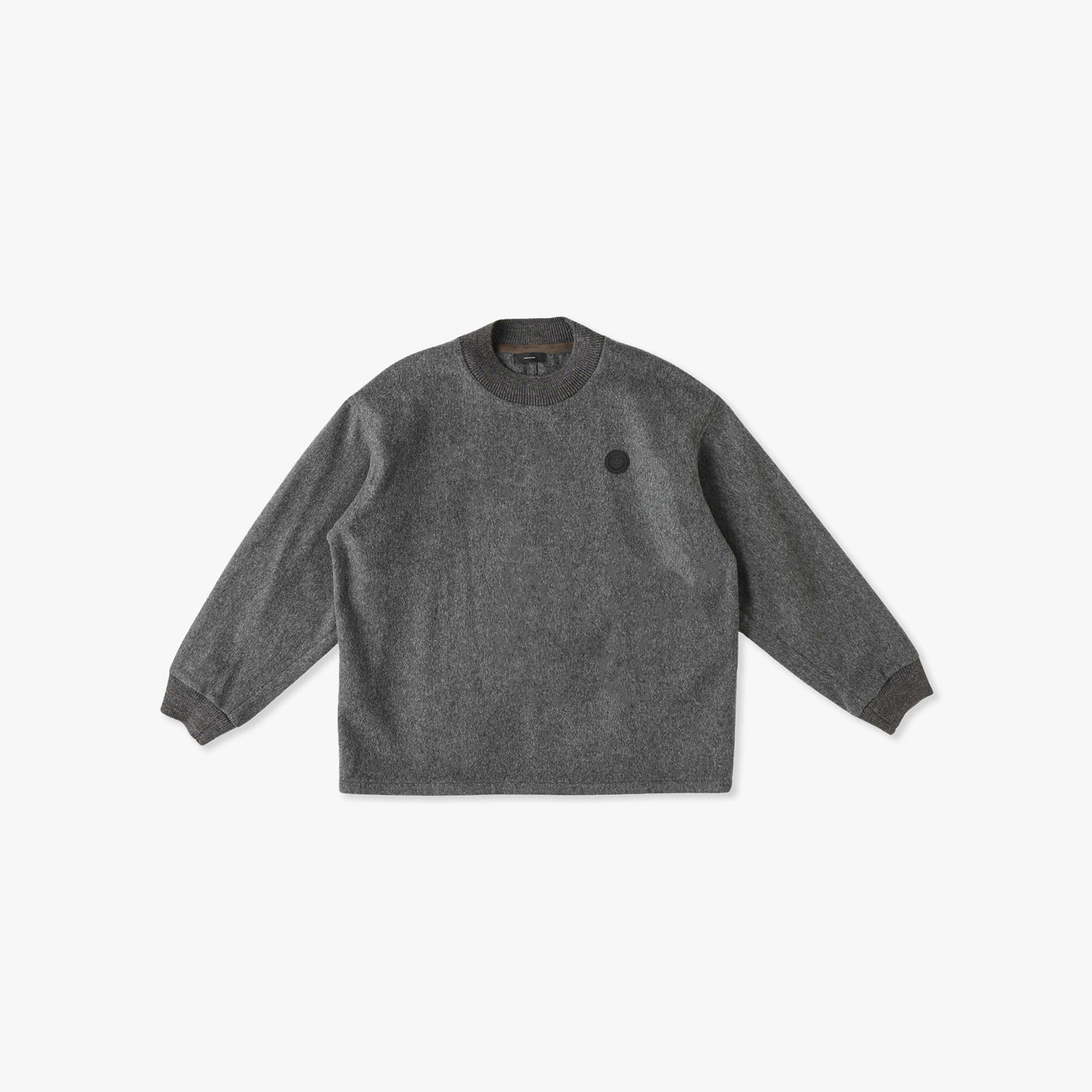 WOOL MOCK NECK PULLOVER