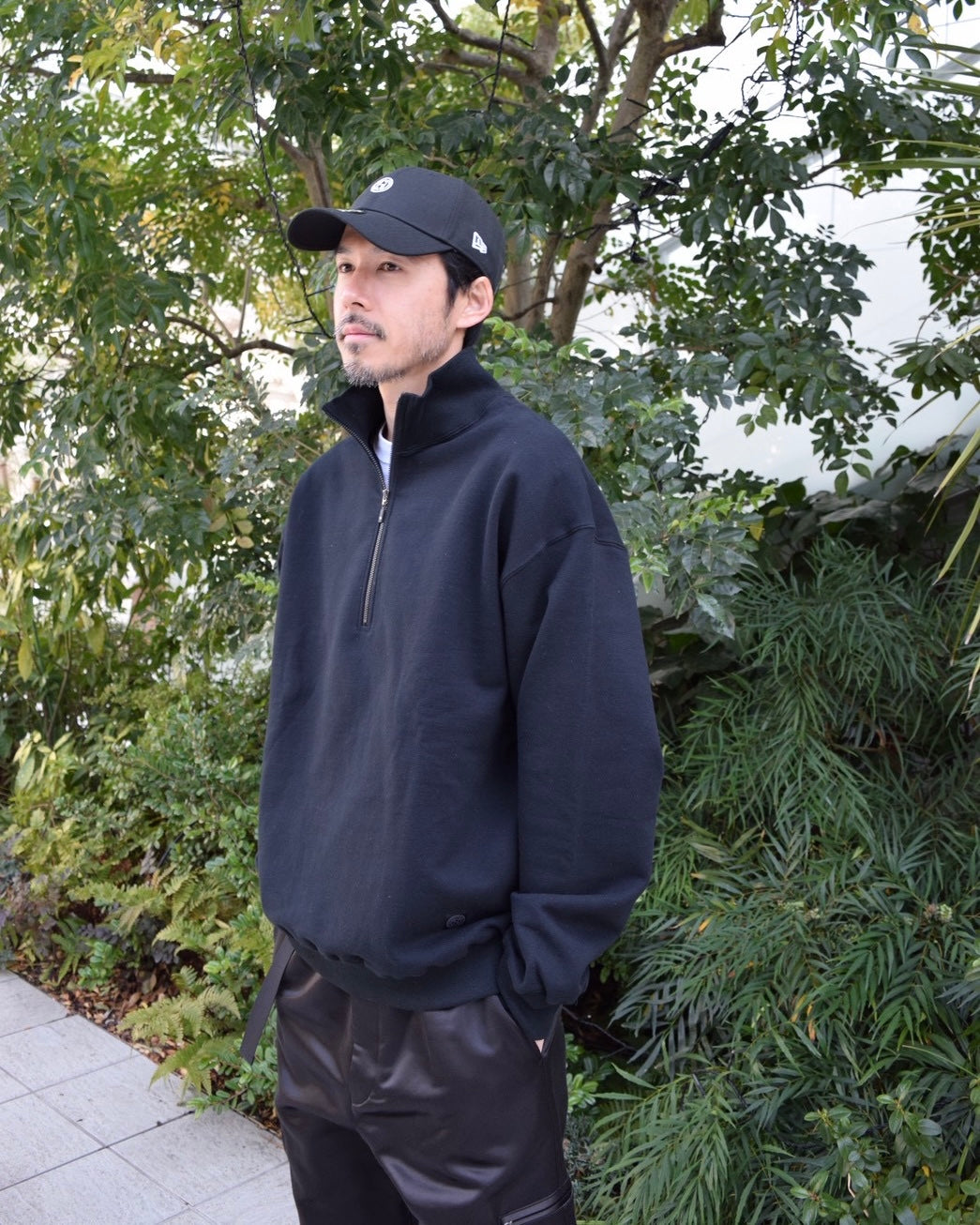 SWEAT HALF ZIP PULLOVER