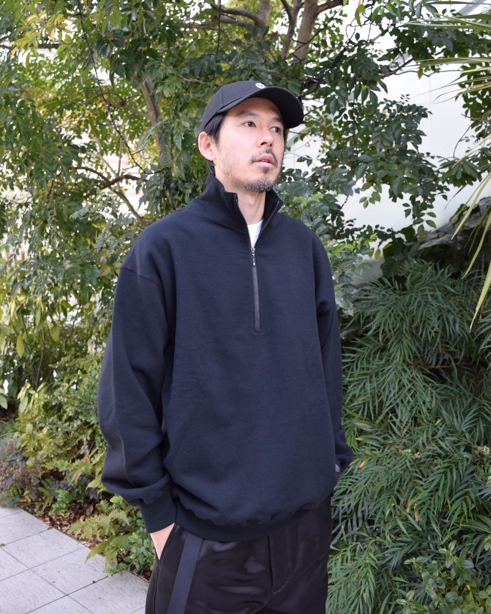 SWEAT HALF ZIP PULLOVER