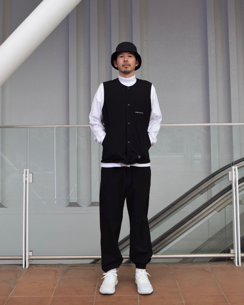 4WAY STRETCH TAFFETA VEST