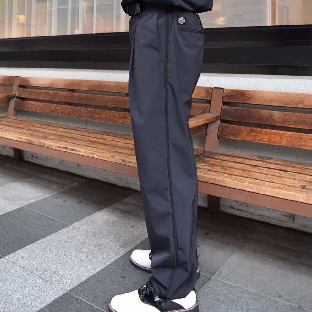 2WAY TAFFETA PIPING PANTS　