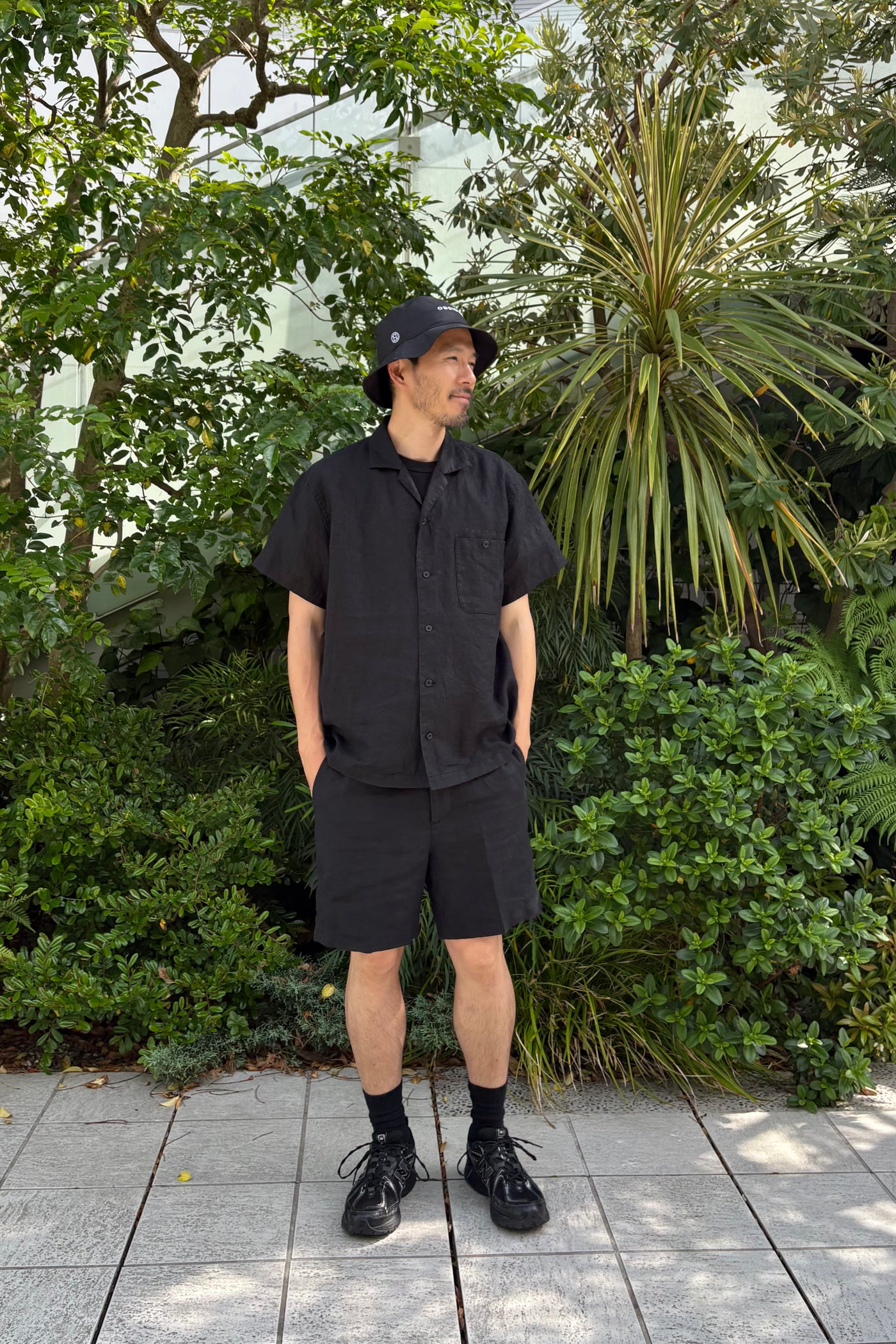 LINEN SHORTS