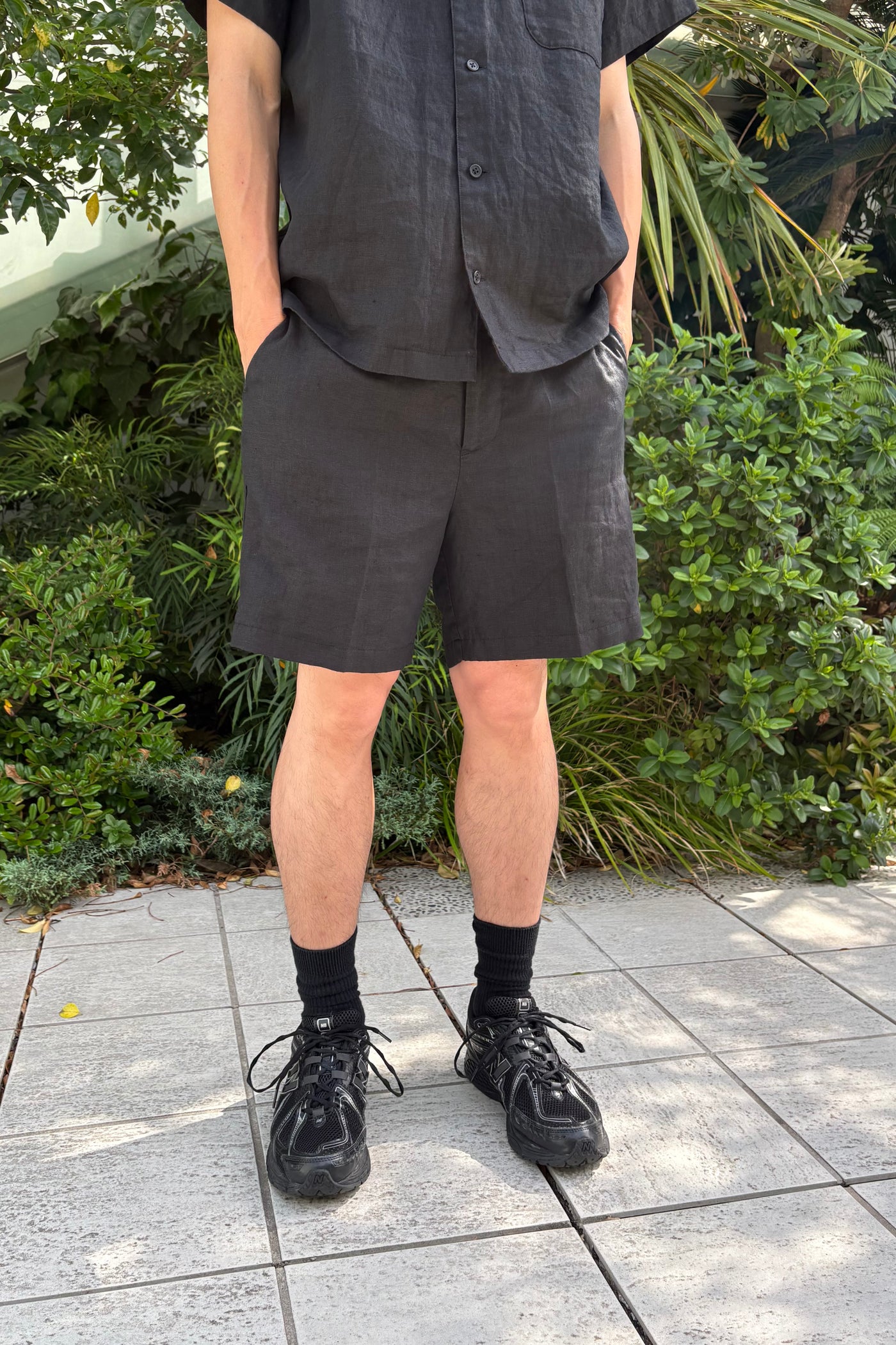 LINEN SHORTS