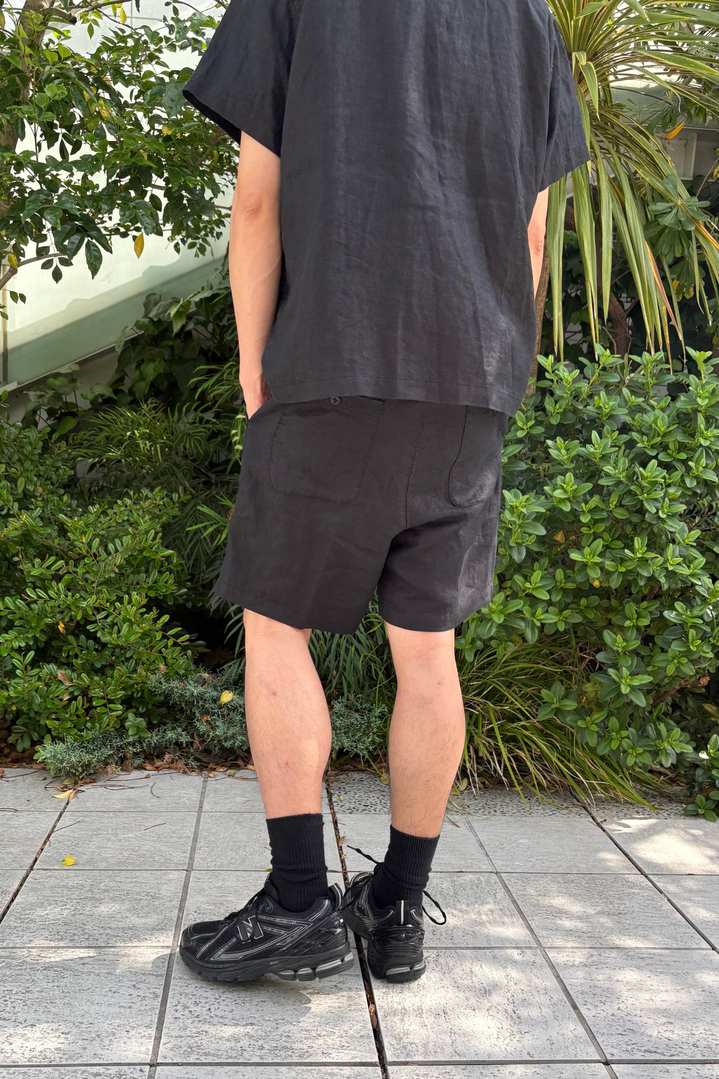 LINEN SHORTS