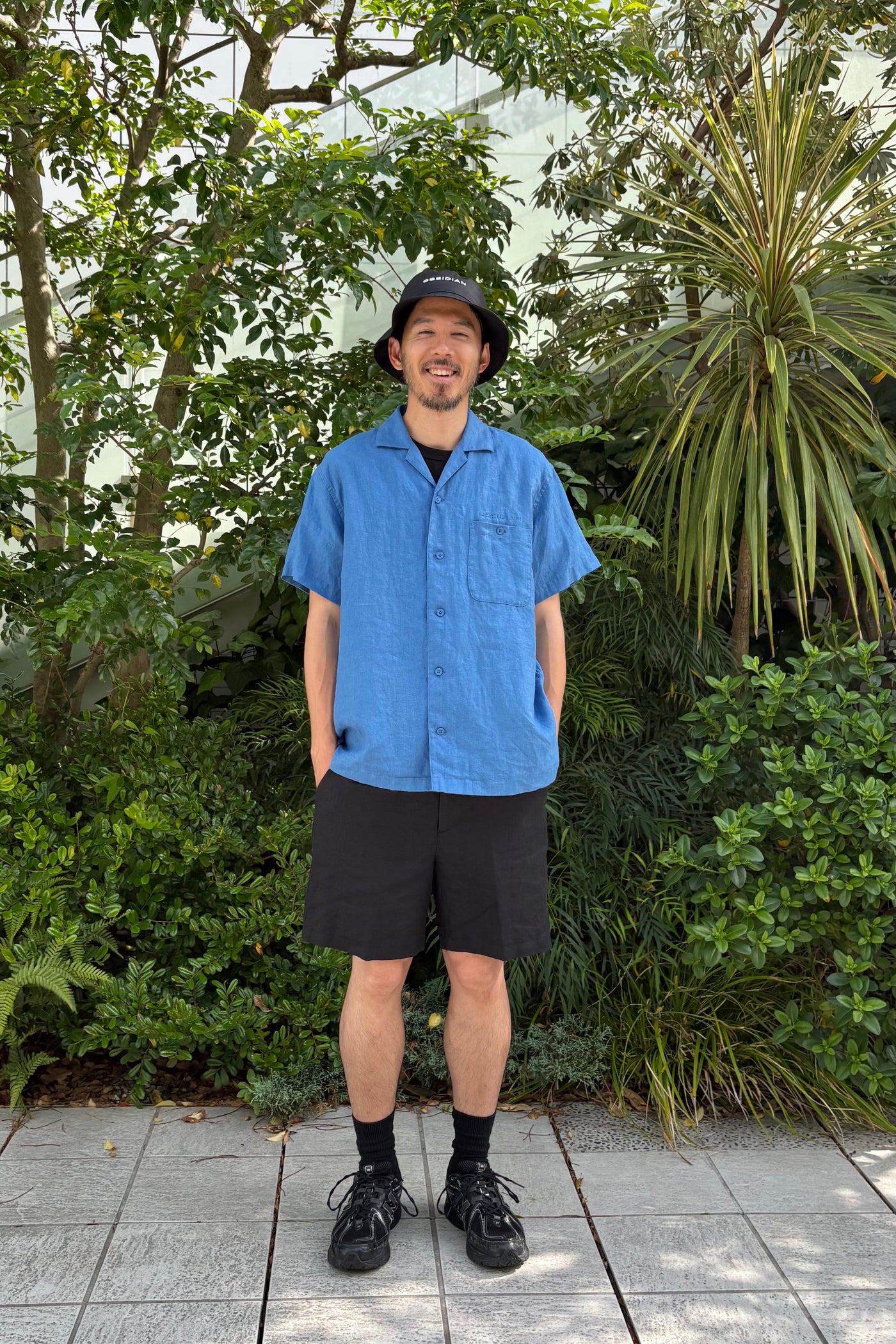 LINEN SHORTS