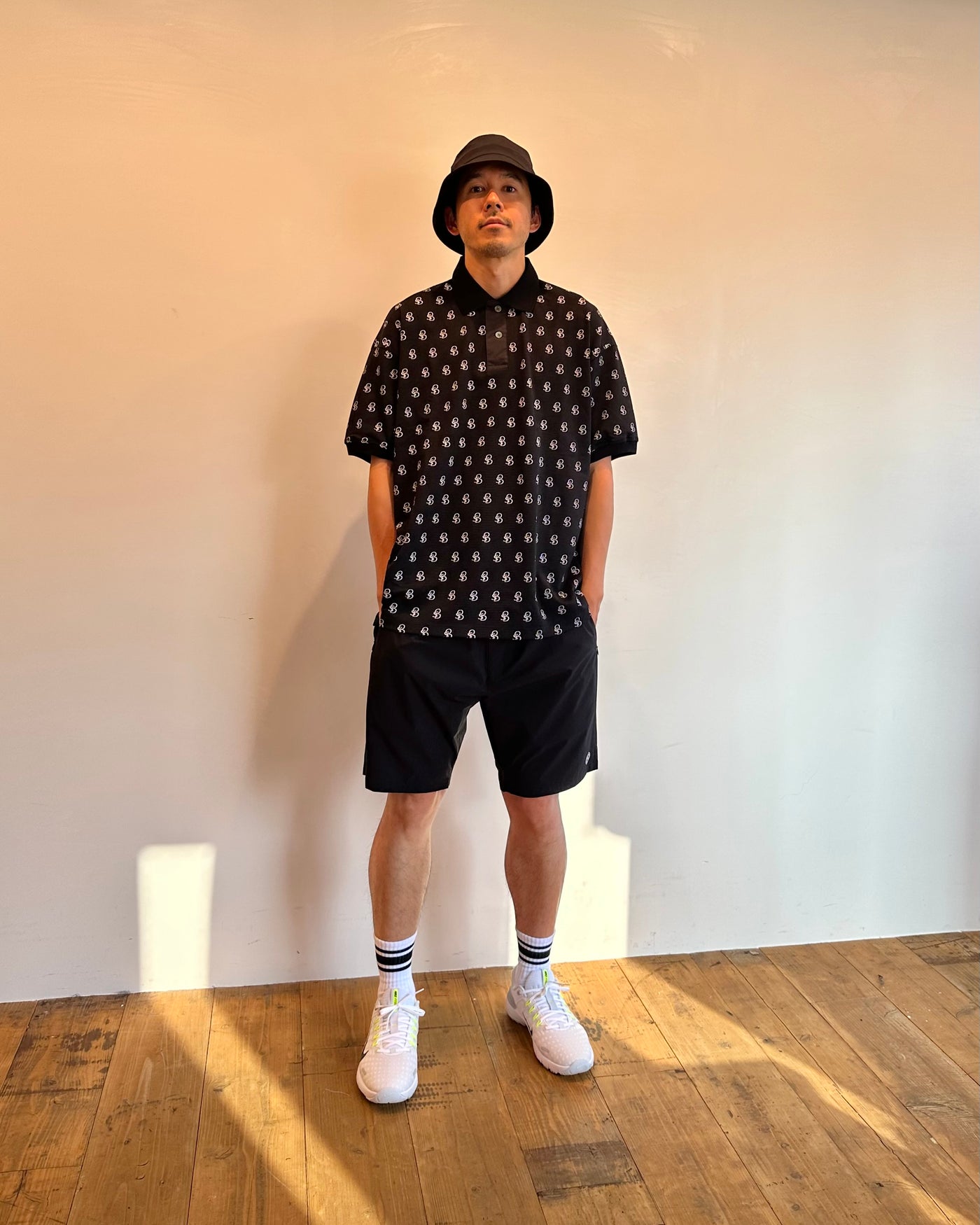 MONOGRAM BIG POLO SHIRT