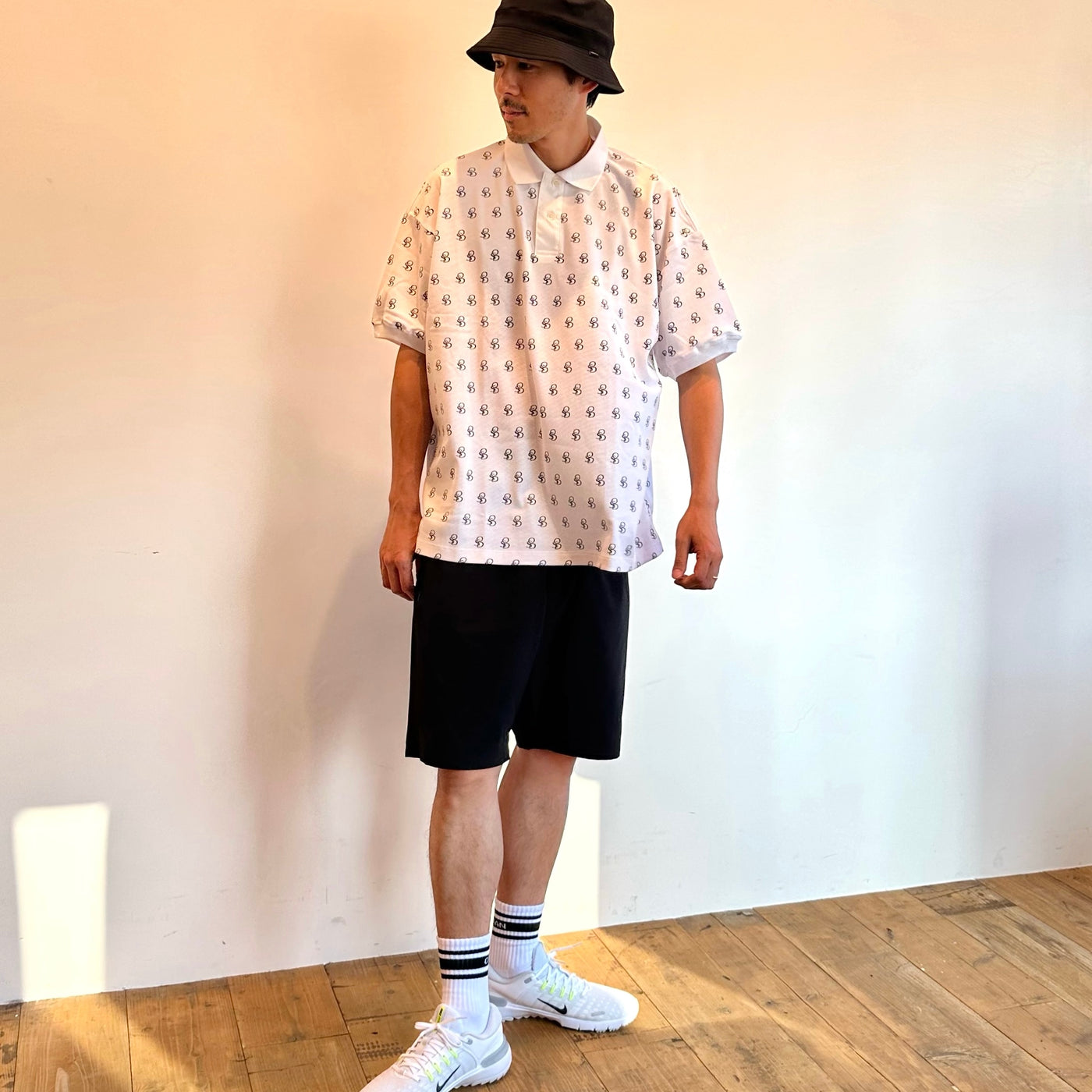 MONOGRAM BIG POLO SHIRT