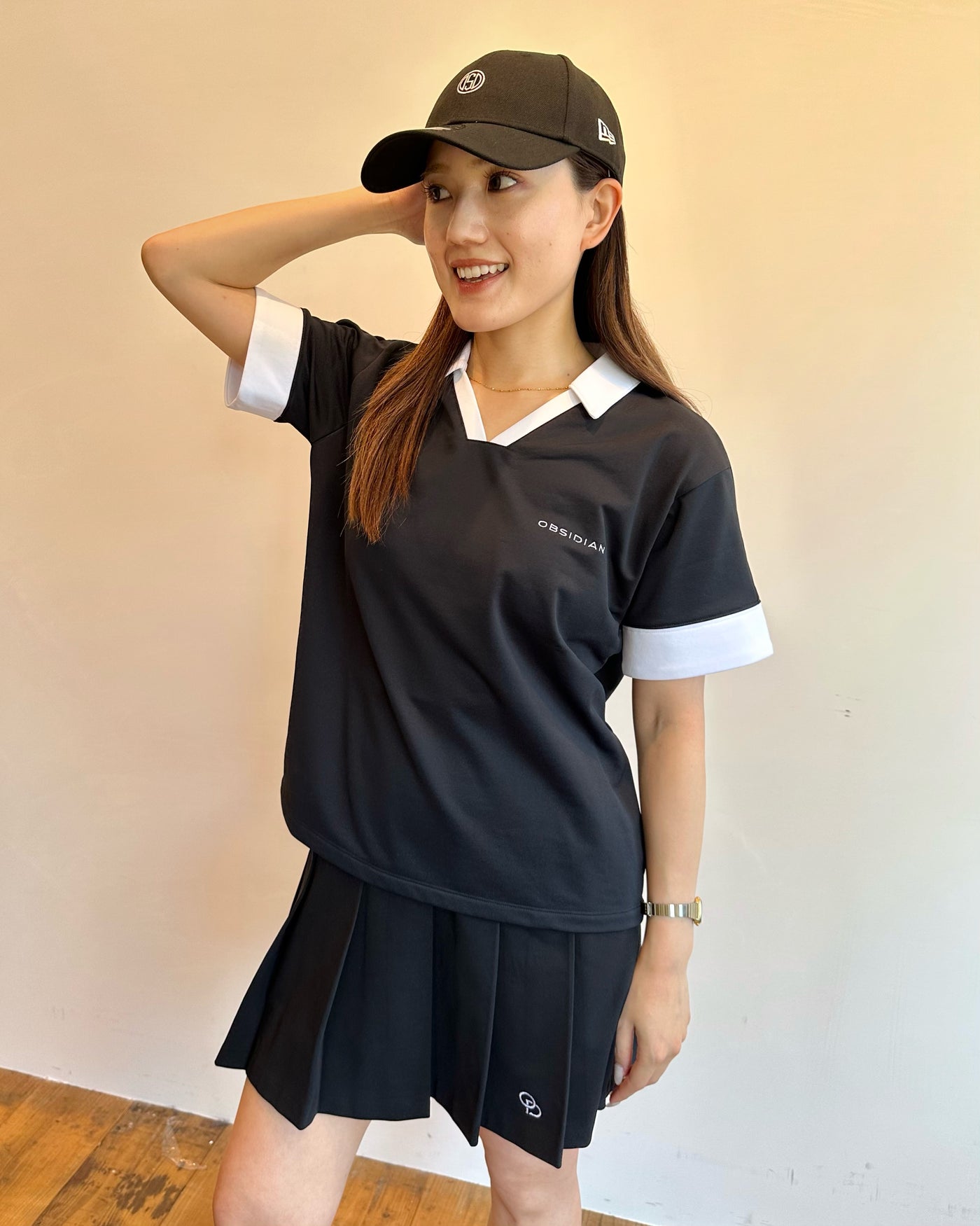 V-NECK POLO SHIRT