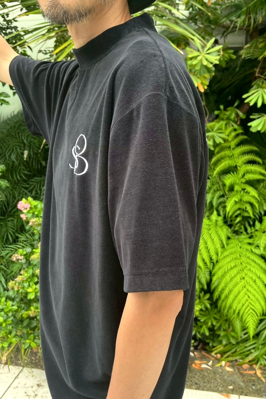 MICRO PILE MOCKNECK TEE