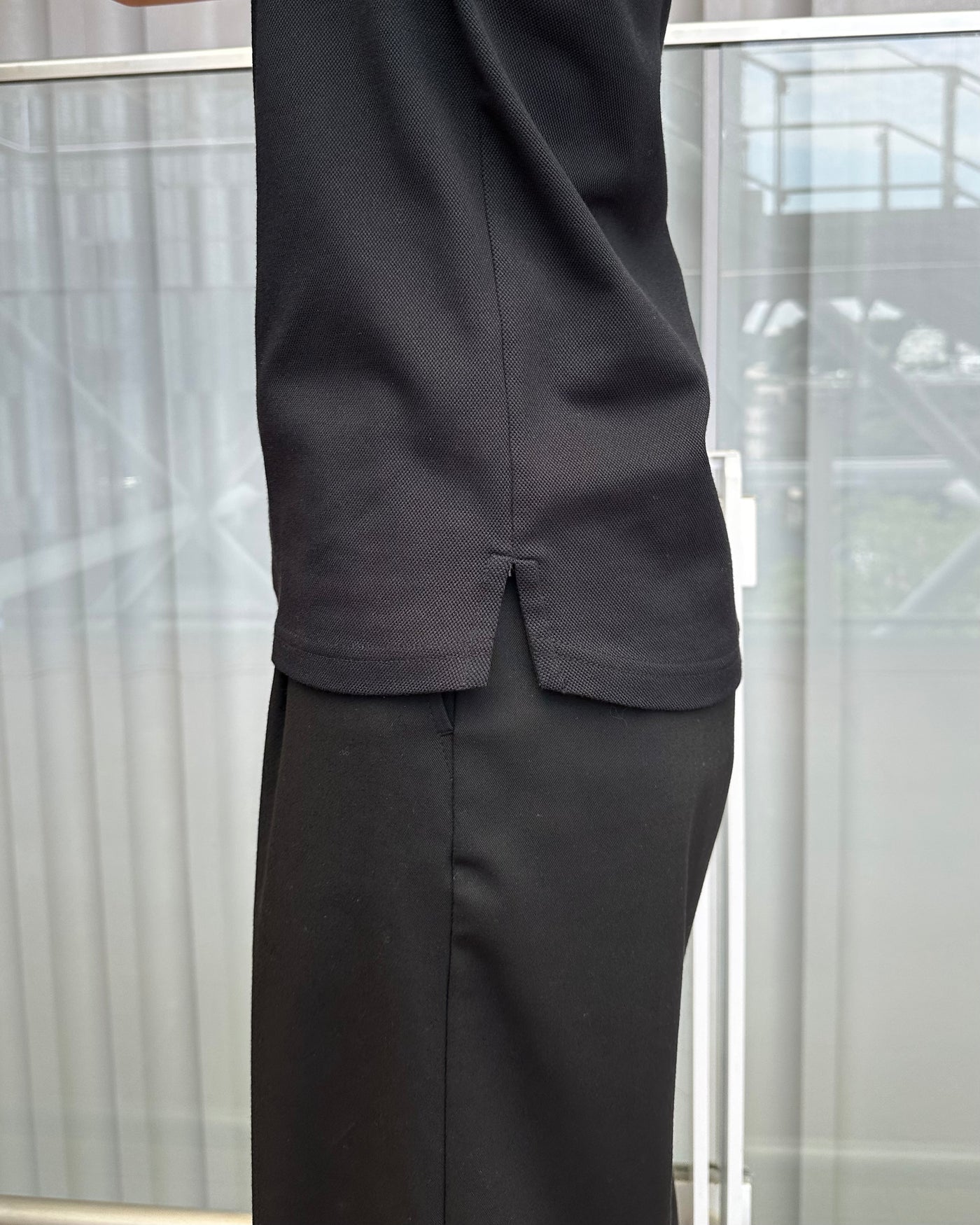 BALLOON SLEEVE POLO