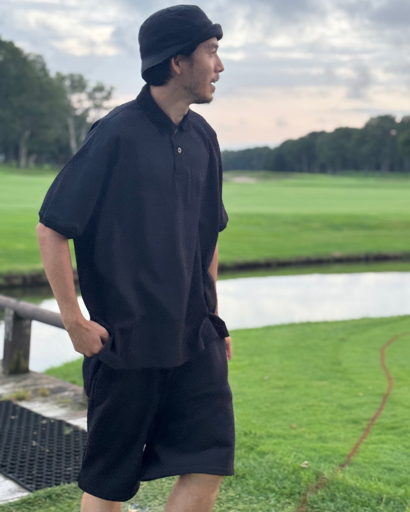 BIG POLO SHIRT BACK PRINT
