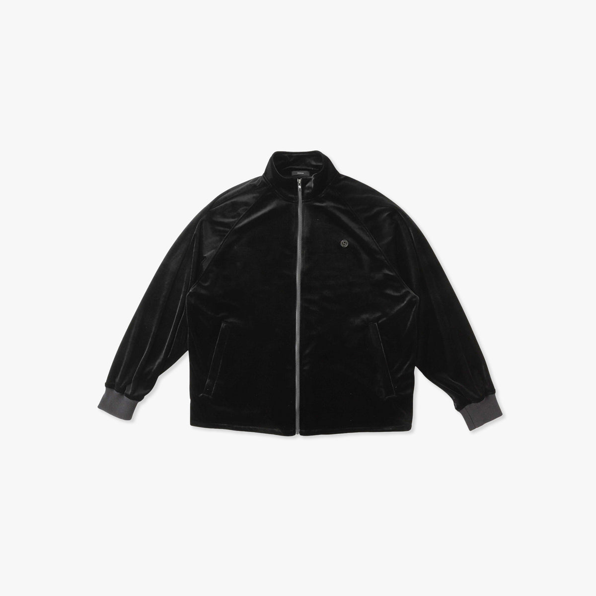 VELOURS ZIP UP BLOUSON