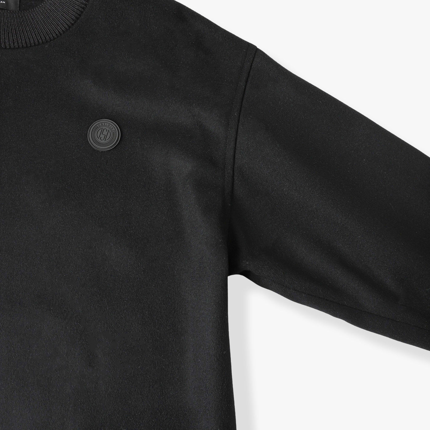 WOOL MOCK NECK PULLOVER