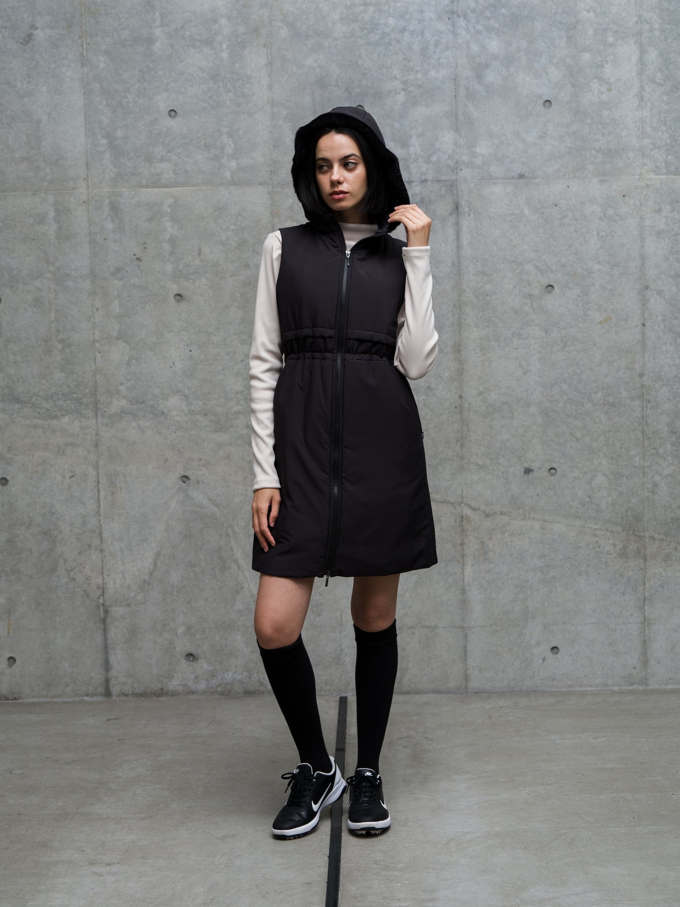 PUFF LONG VEST