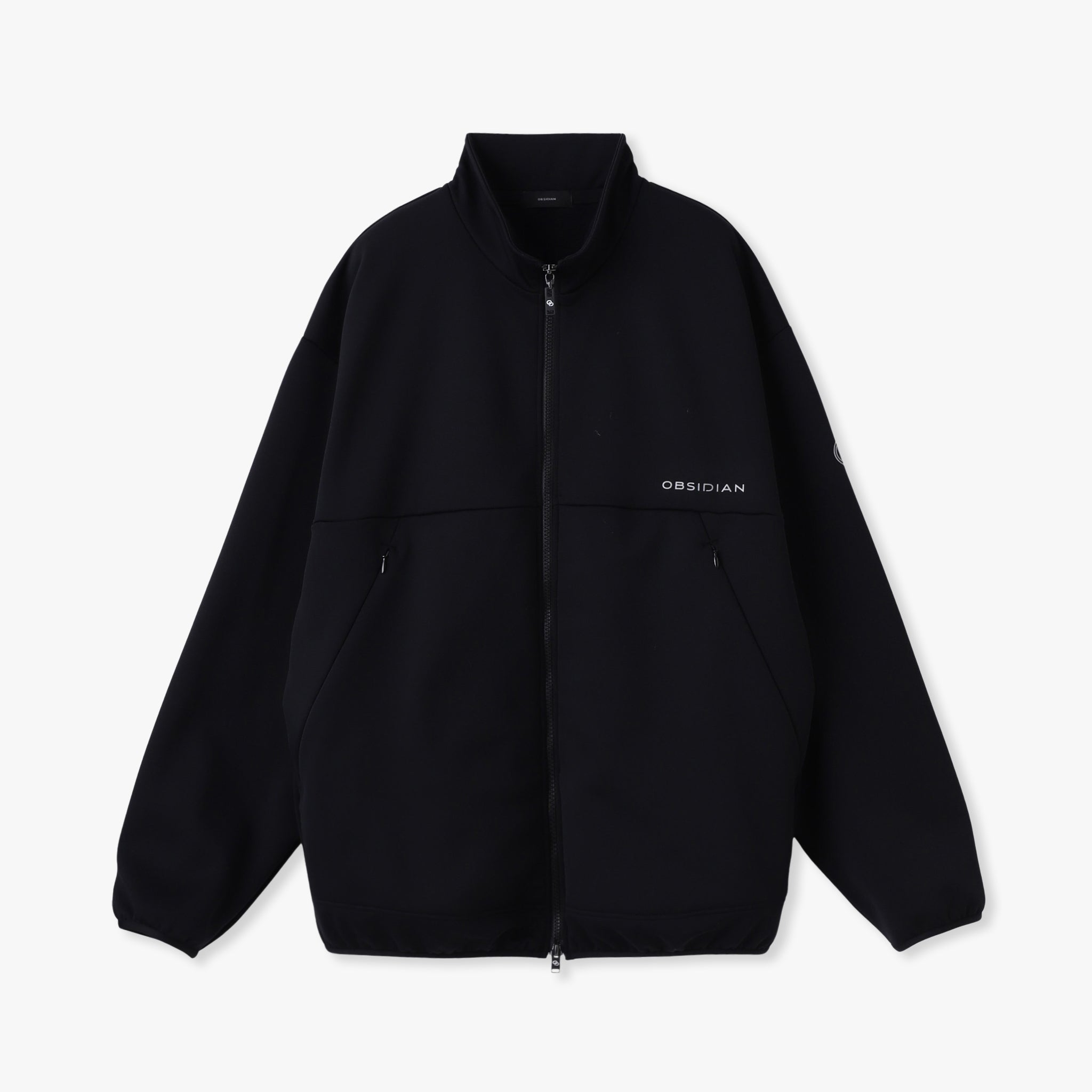 極美品　obsidian（オブシディアンゴルフ）キルティングジップアップブルゾン obsidian（オブシディアンゴルフ）キルティングジップアップブルゾン