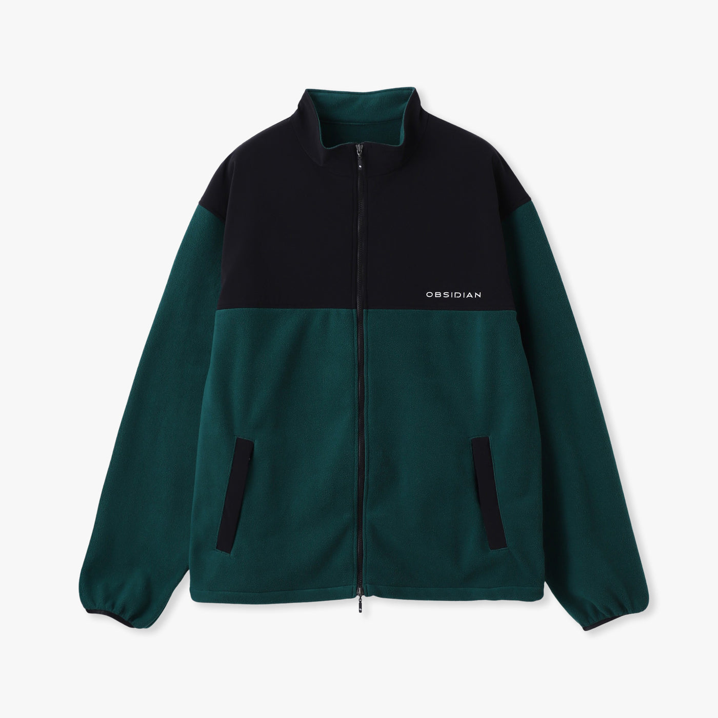 FLEECE×2WAY TAFFETA ZIP UP  BLOUSON