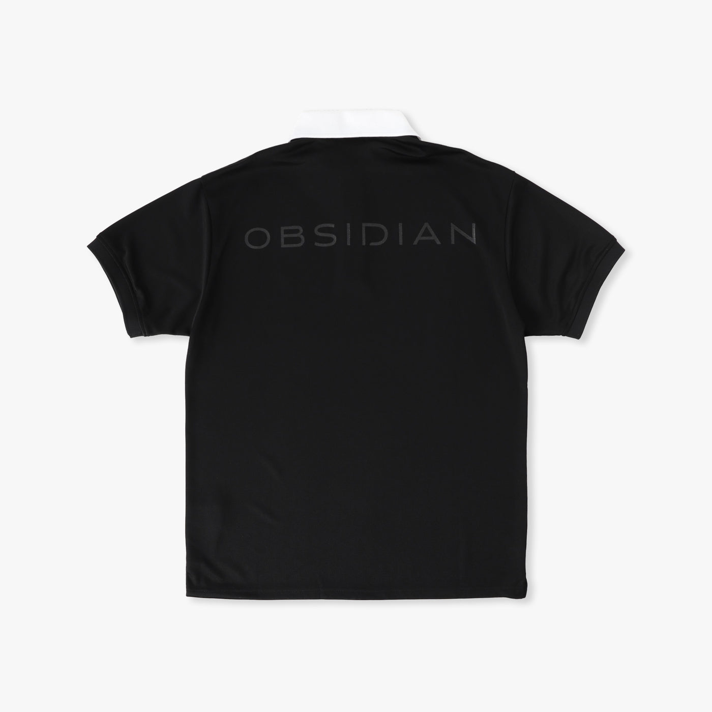 obsidian オブシディアン　BASIC POLO RECYCLED MESH REGULER FIT POLO SHIRT – OBSIDIAN