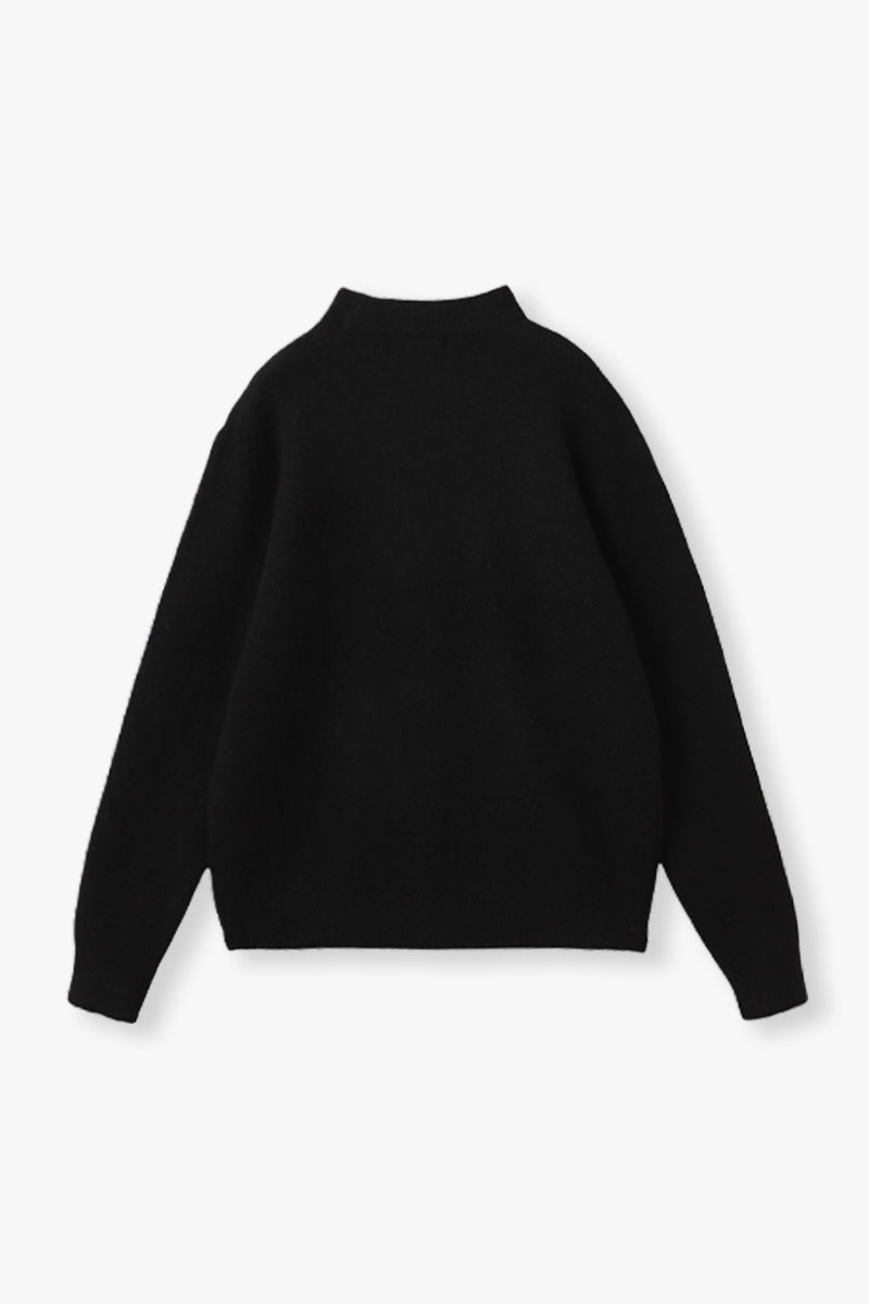 MOCK NECK PULLOVER