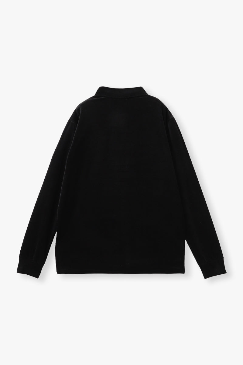 PLATING VELOURS POLO SHIRT