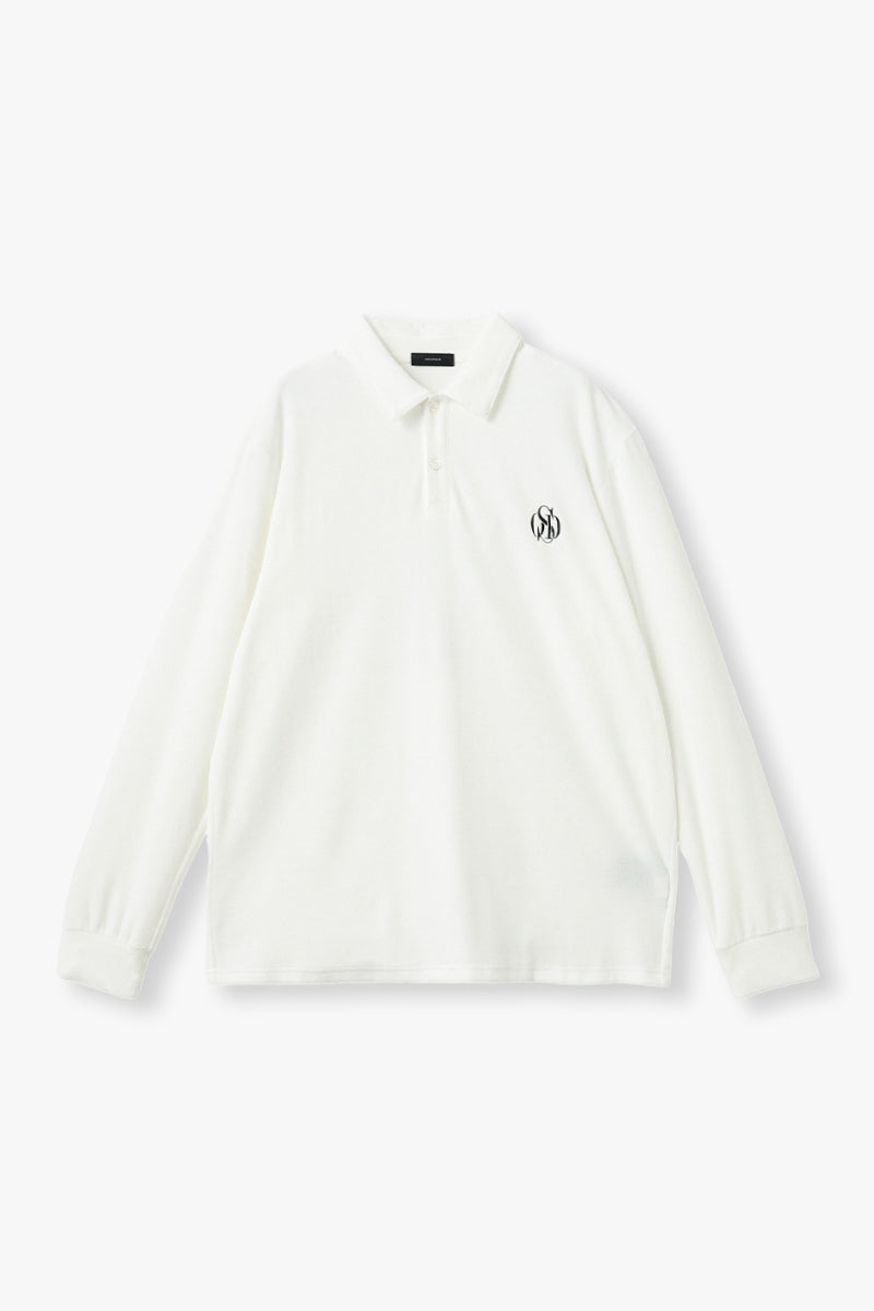 PLATING VELOURS POLO SHIRT
