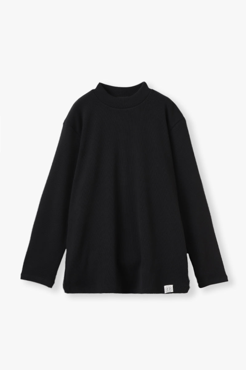 RIB MOCK NECK
