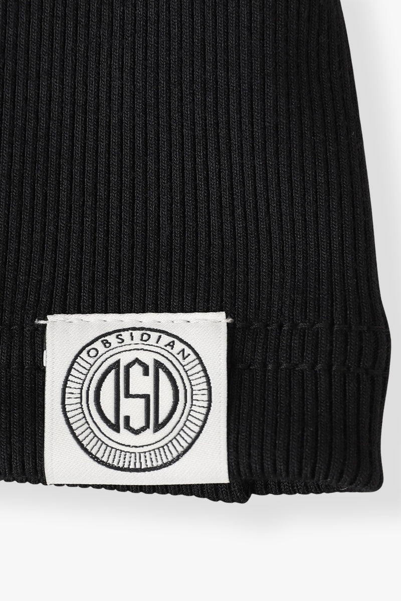 RIB MOCK NECK