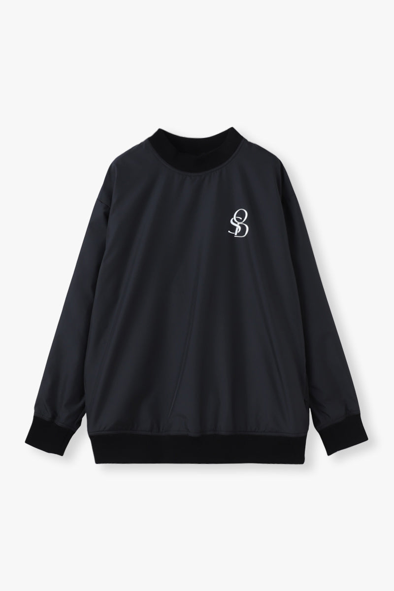 RIPSTOP MOCK NECK PULLOVER
