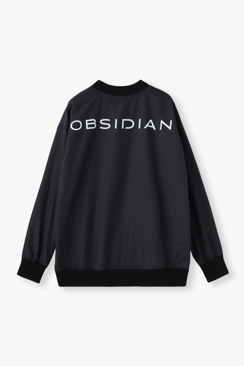 RIPSTOP MOCK NECK PULLOVER
