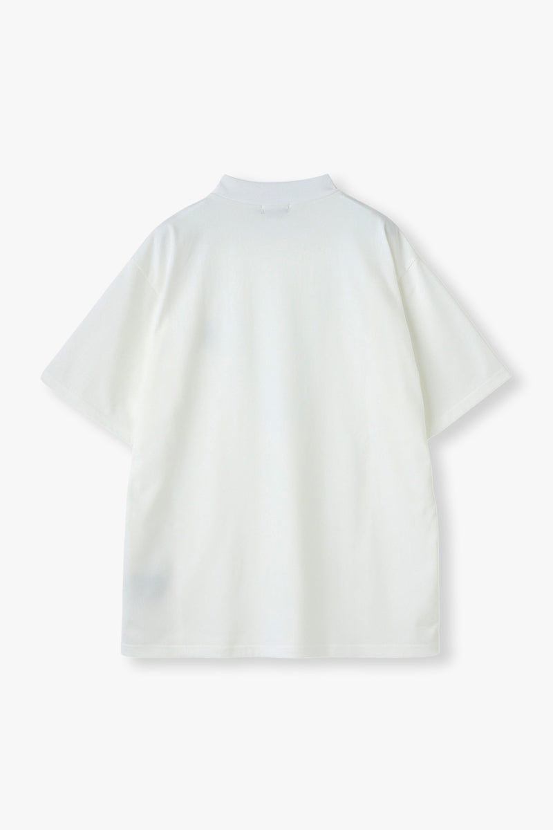 CREST MOCK NECK T-SHIRT