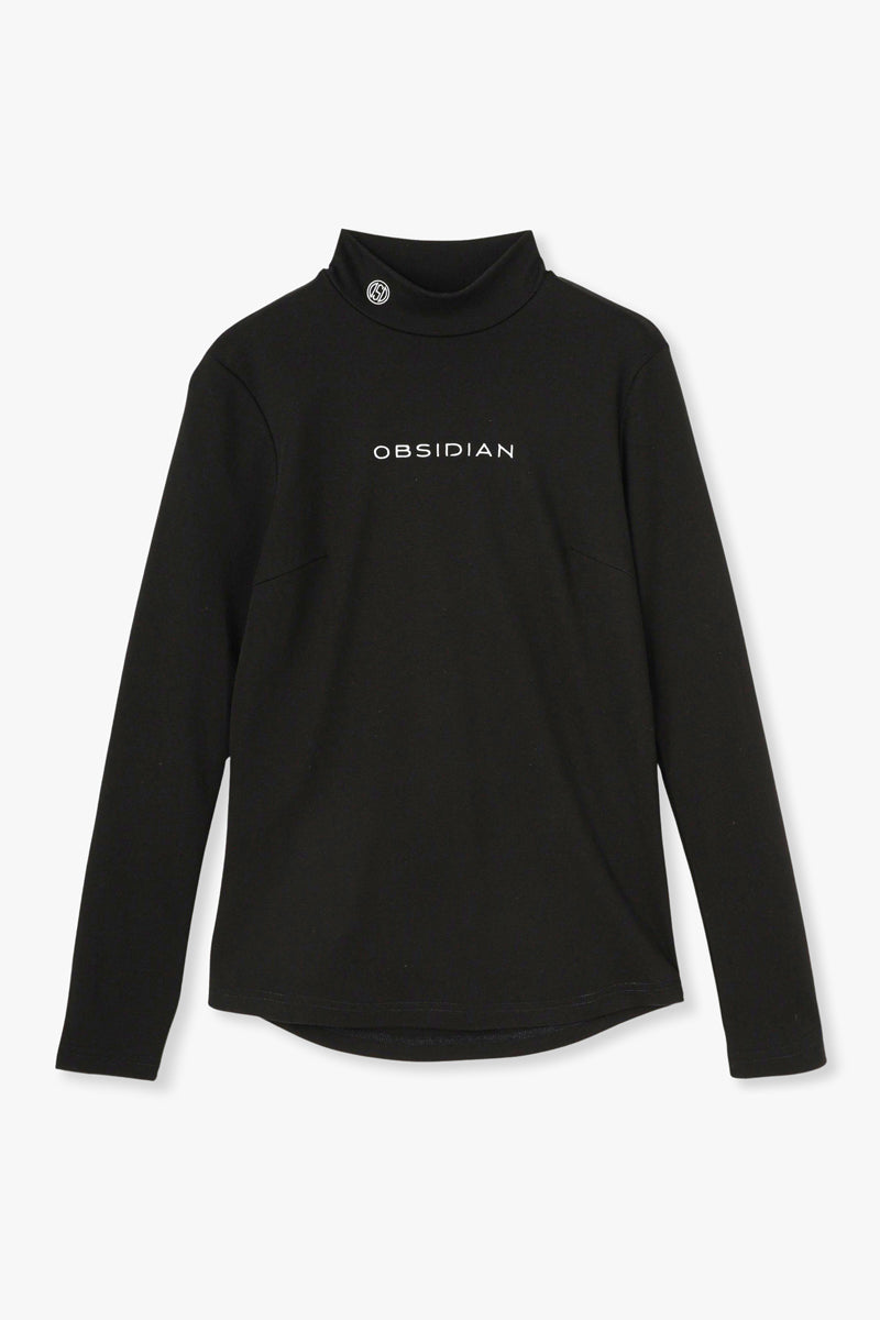 SUVIN PLATINUM HIGHNECK LONGSLEEVE EMBROIDERY