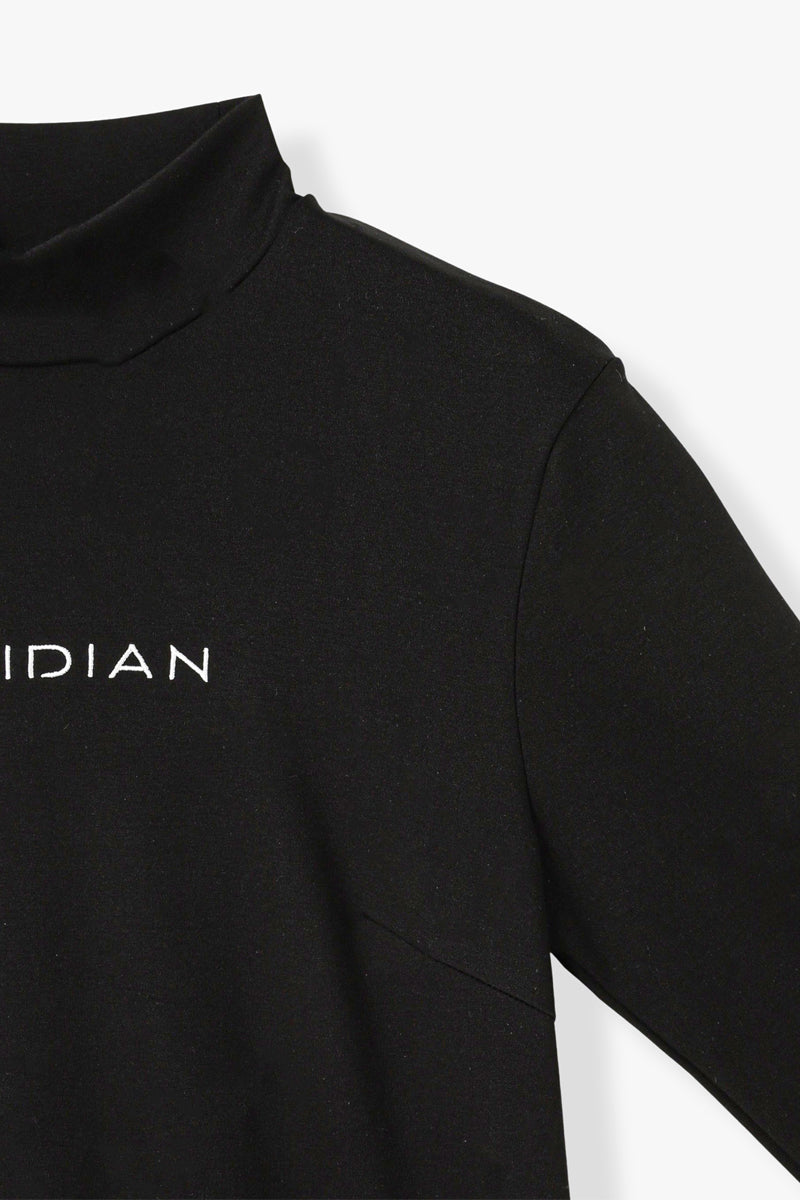 SUVIN PLATINUM HIGHNECK LONGSLEEVE EMBROIDERY