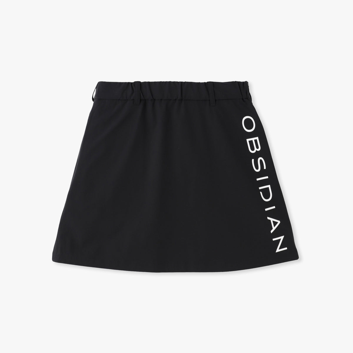 4WAY STRETCH TAFFETA SHORT FLARE SKIRT
