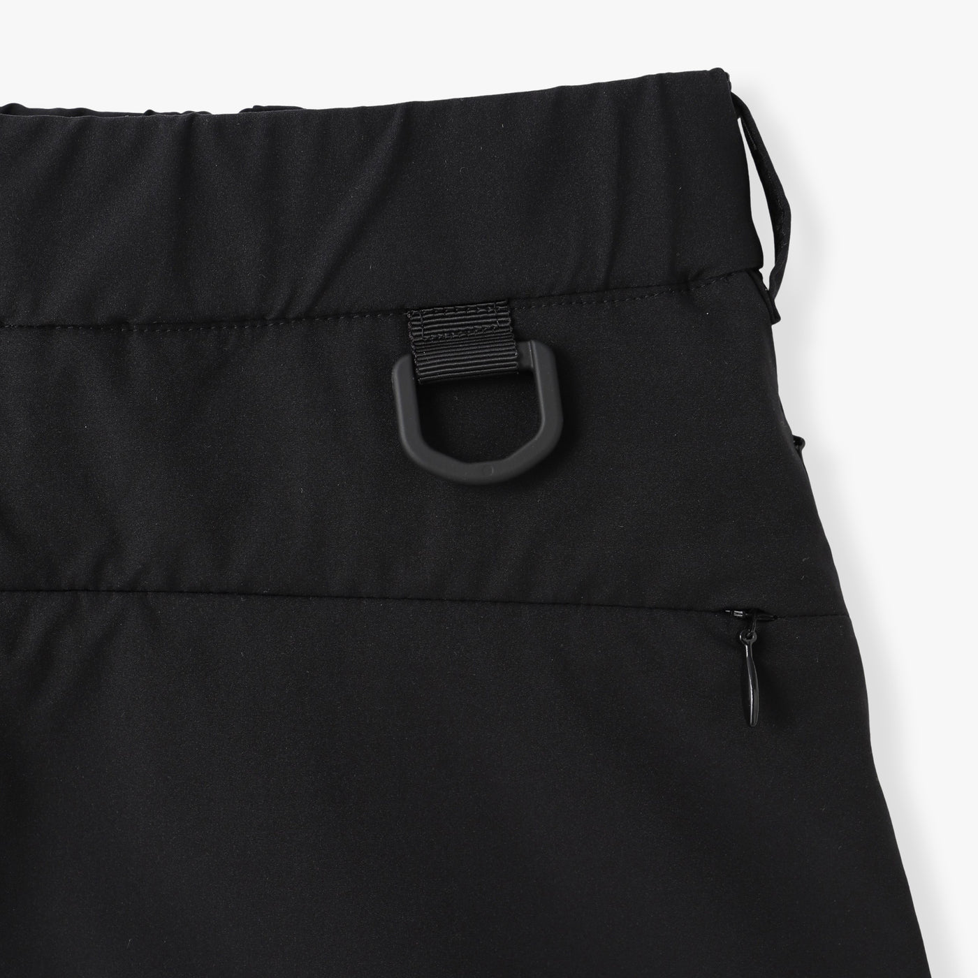 4WAY STRETCH TAFFETA SHORT FLARE SKIRT