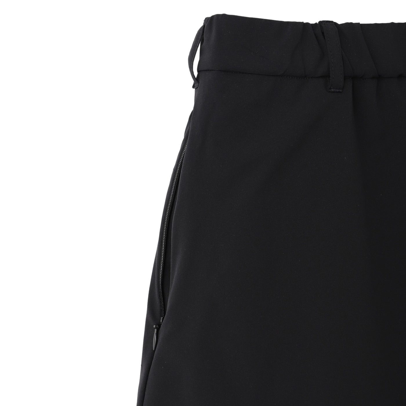 4WAY STRETCH TAFFETA SHORT FLARE SKIRT