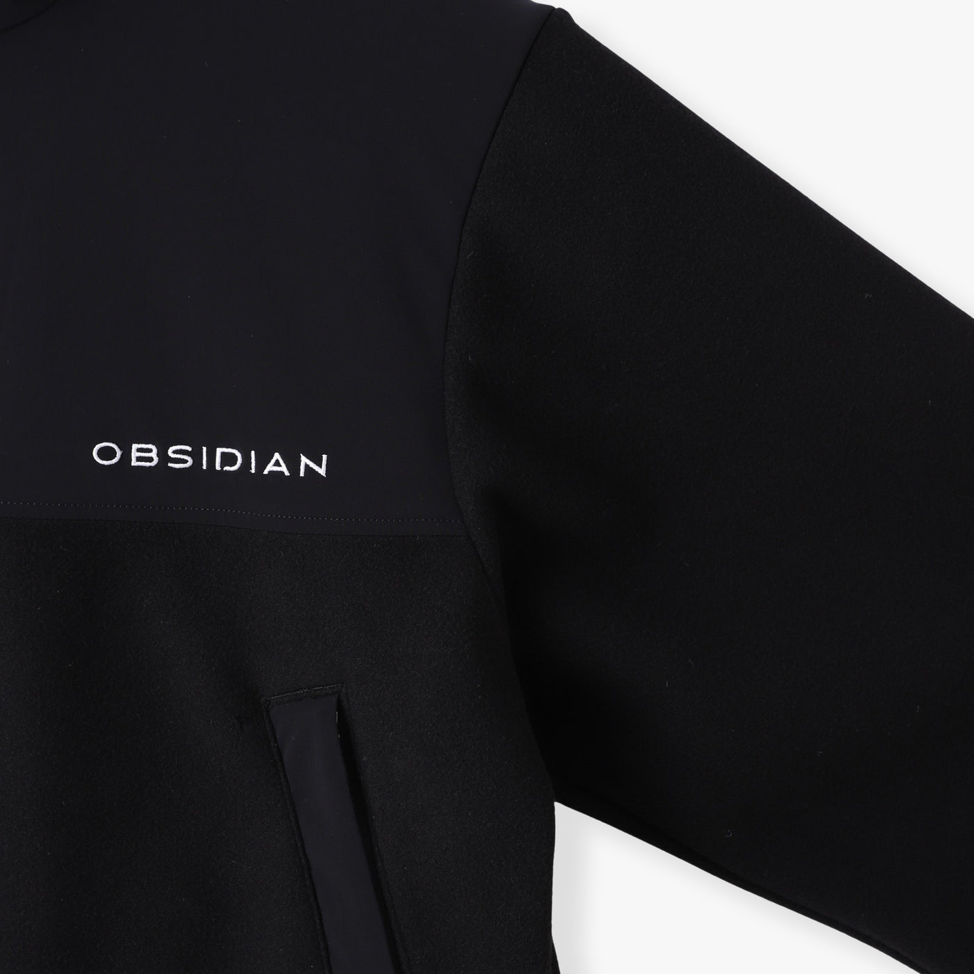 FLEECE×2WAY TAFFETA Ms ZIP UP  BLOUSON