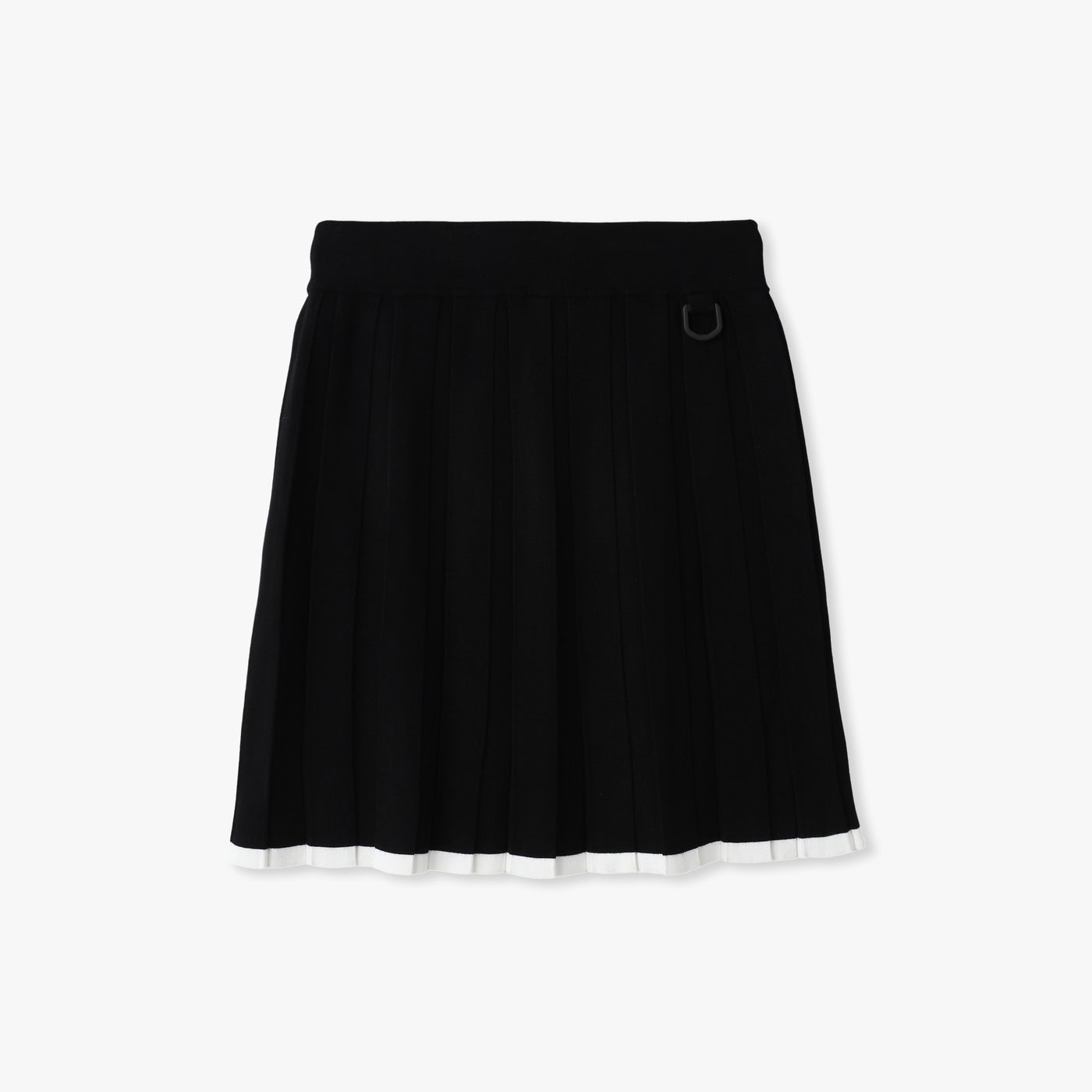 KNIT PLEATED SKIRT