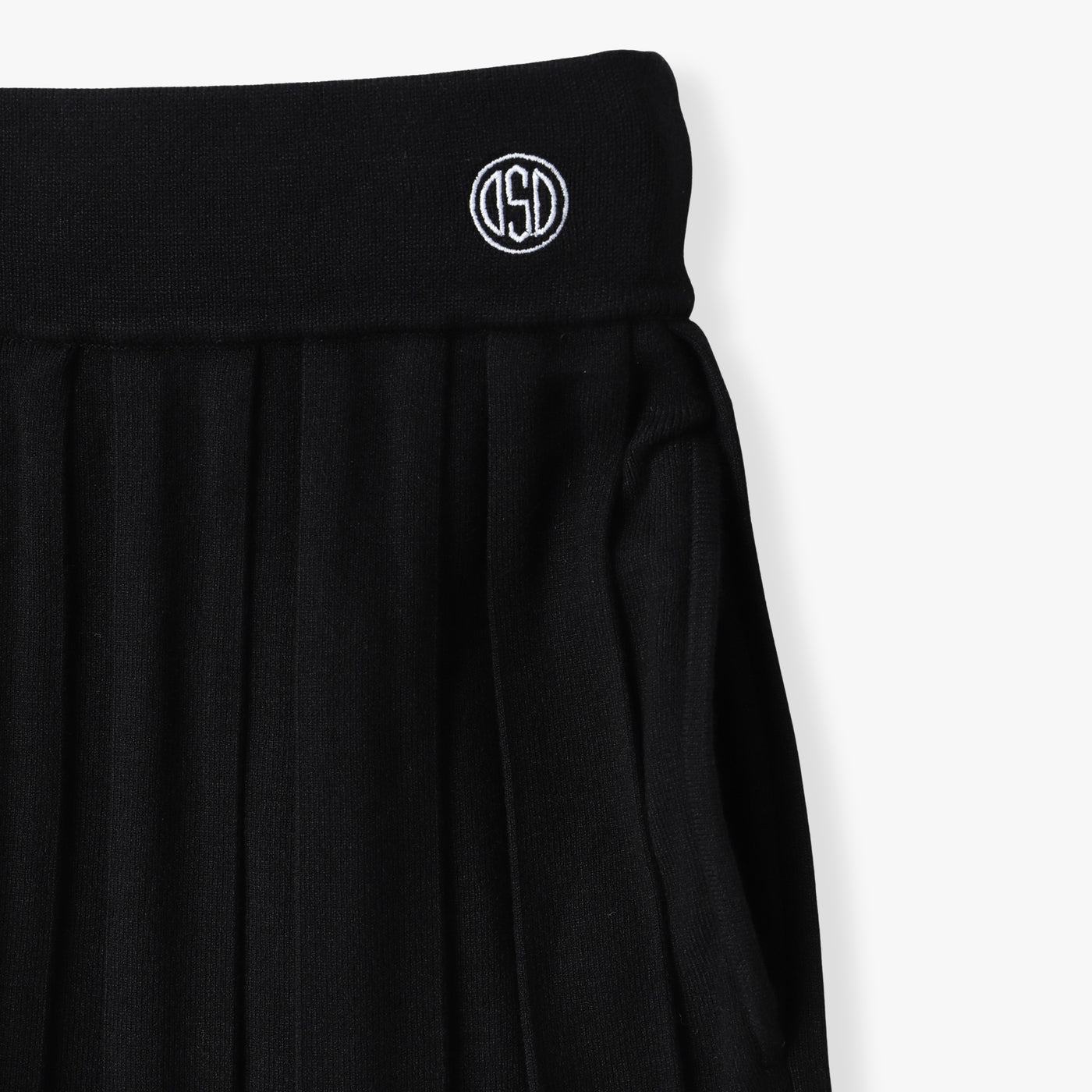KNIT PLEATED SKIRT