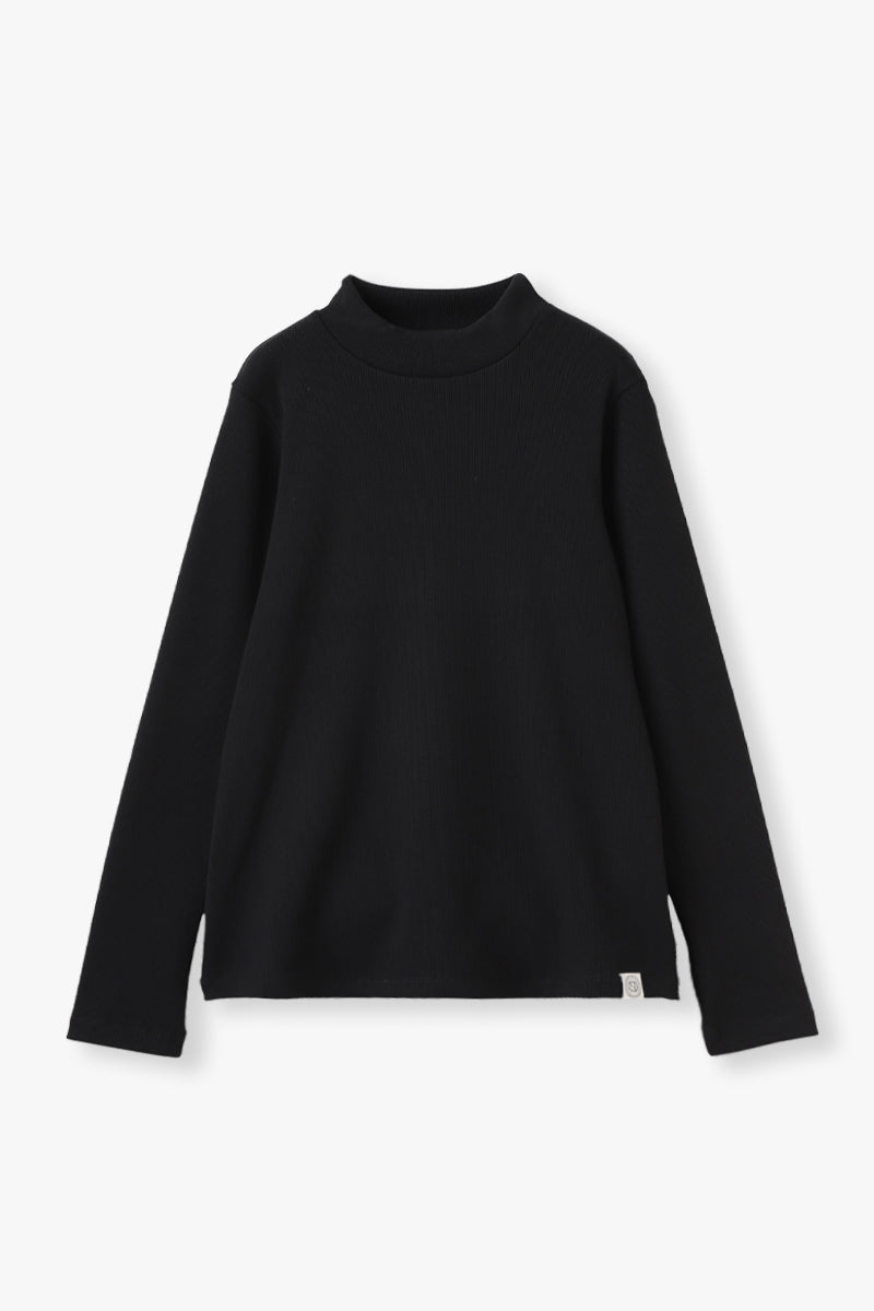RIB MOCK NECK(WOMEN)
