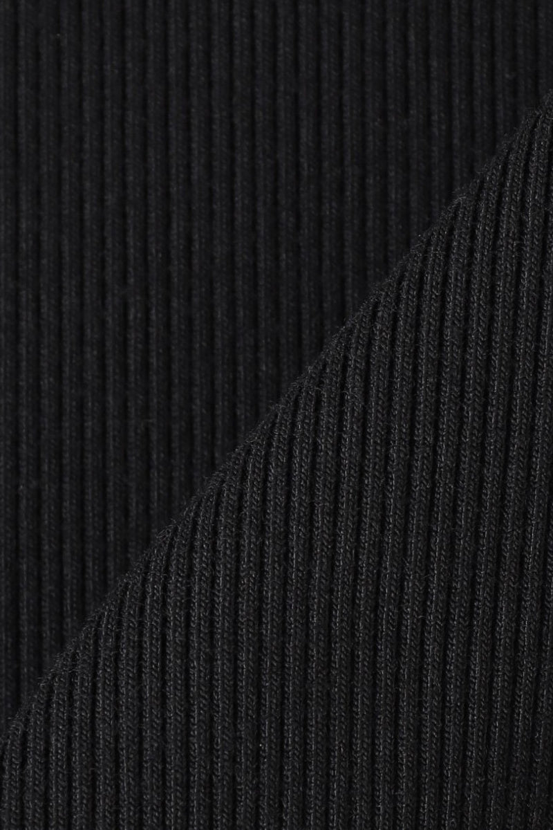 RIB MOCK NECK(WOMEN)