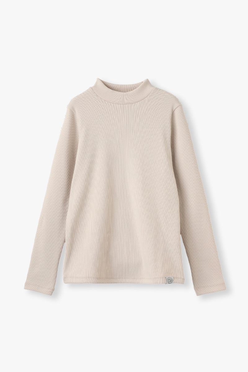 RIB MOCK NECK(WOMEN)