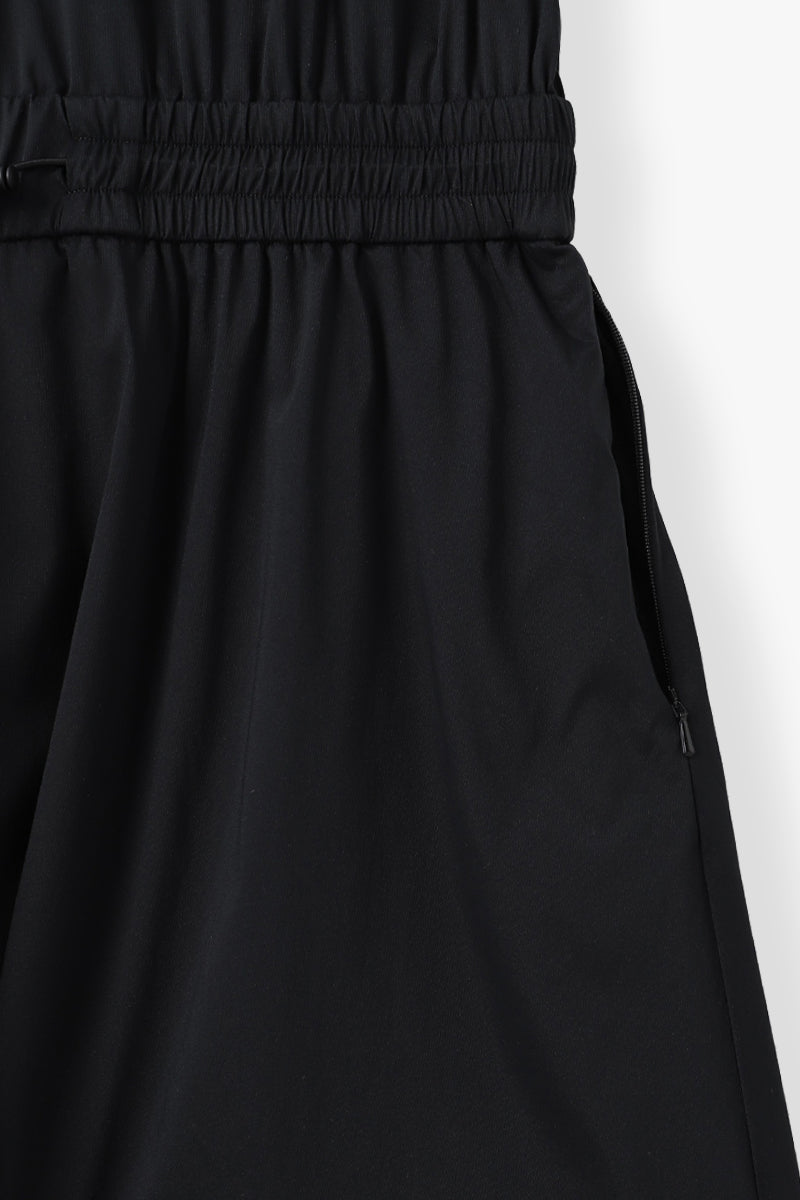 STRETCH MOCK NECK ONE PIECE