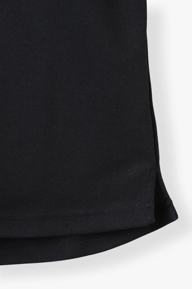BALLOON SLEEVE PIQUE POLO SHIRT